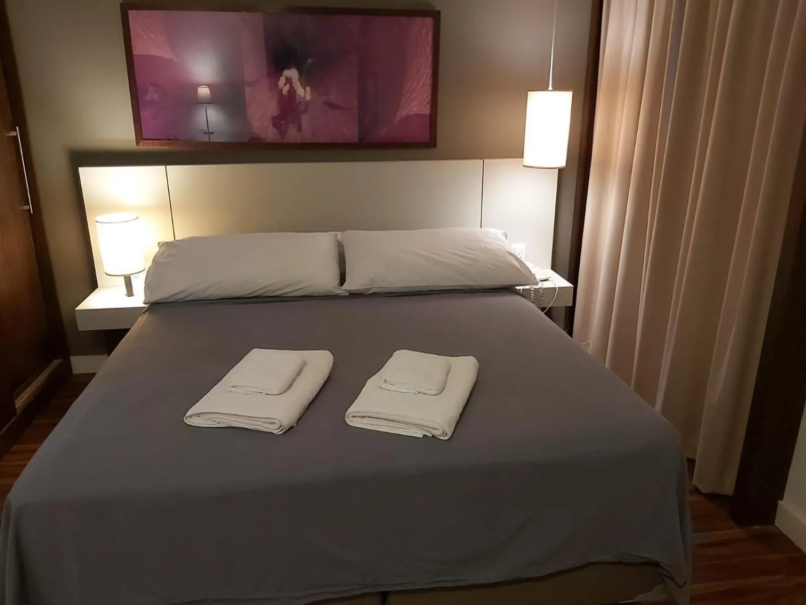 Bed in Elegant Flat Paulista Alameda Campinas Garagem , Pool, Ar Cod,