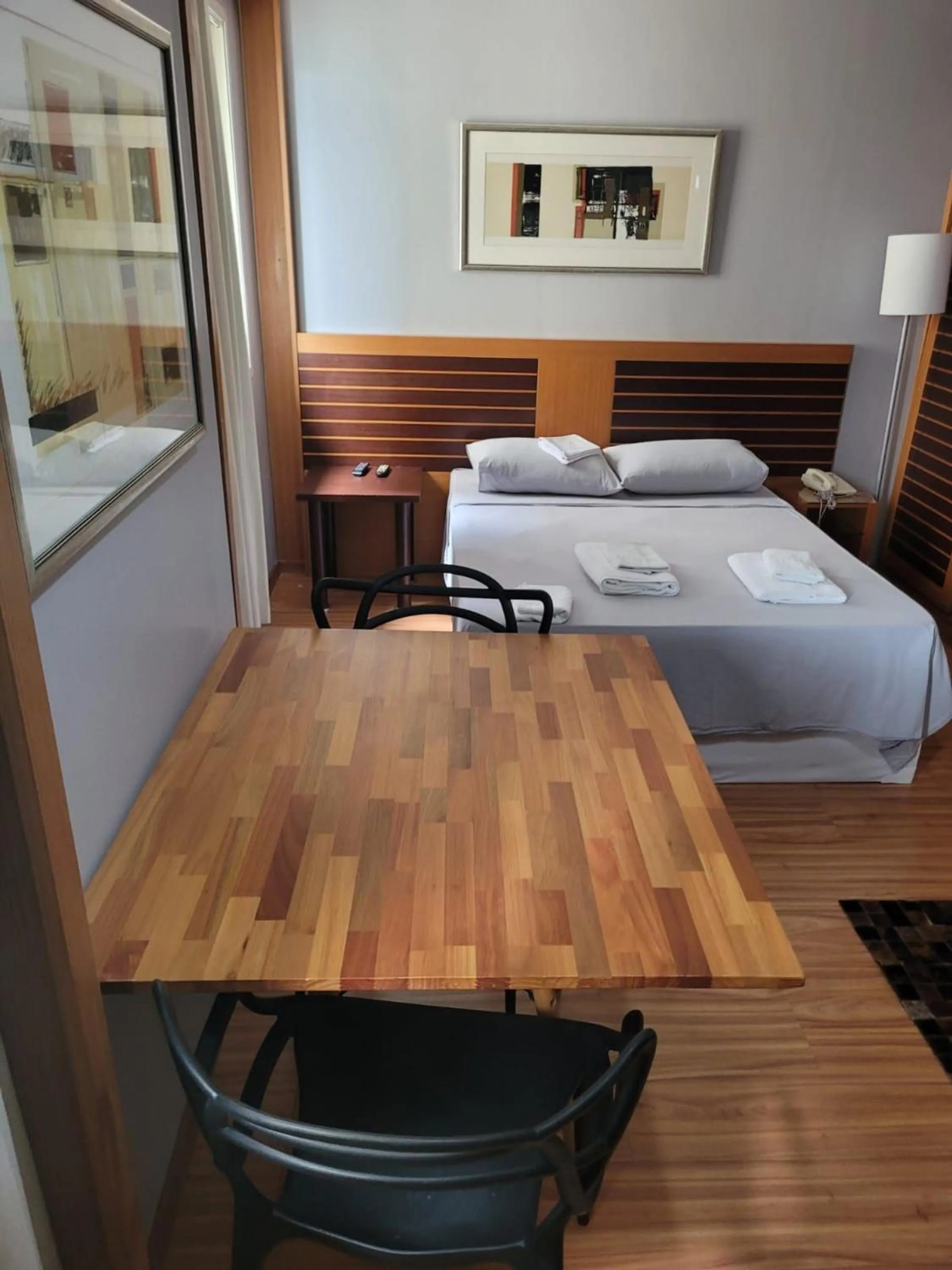 Bed in Elegant Flat Paulista Alameda Campinas Garagem , Pool, Ar Cod,