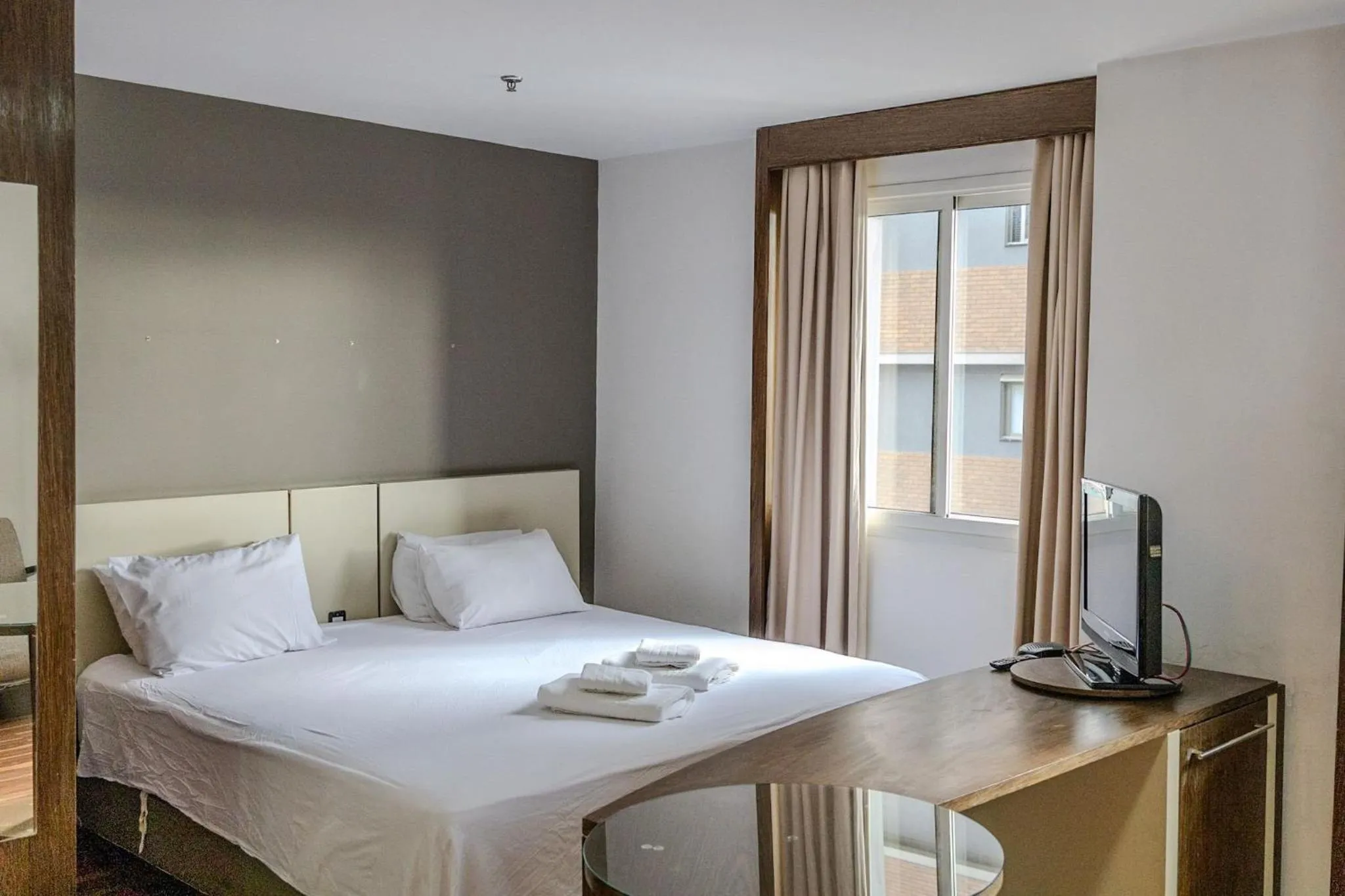 Bed in Elegant Flat Paulista Alameda Campinas Garagem , Pool, Ar Cod,