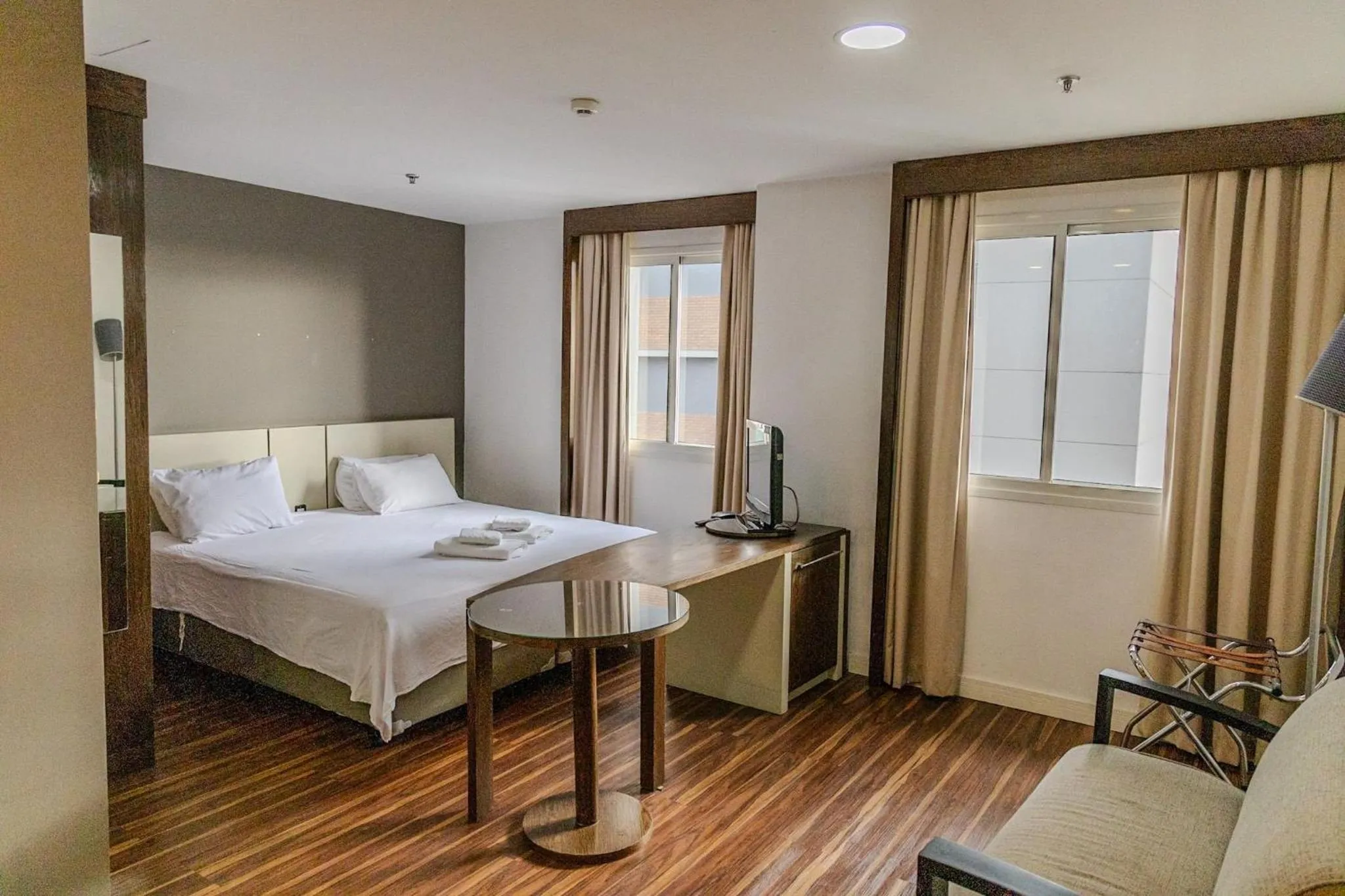 Bed in Elegant Flat Paulista Alameda Campinas Garagem , Pool, Ar Cod,