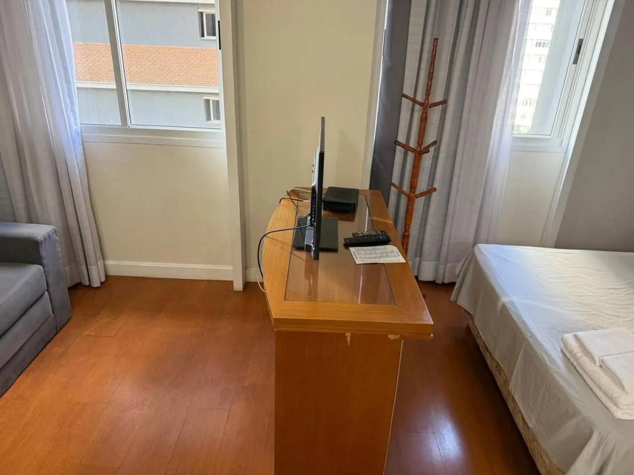 Bed in Elegant Flat Paulista Alameda Campinas Garagem , Pool, Ar Cod,