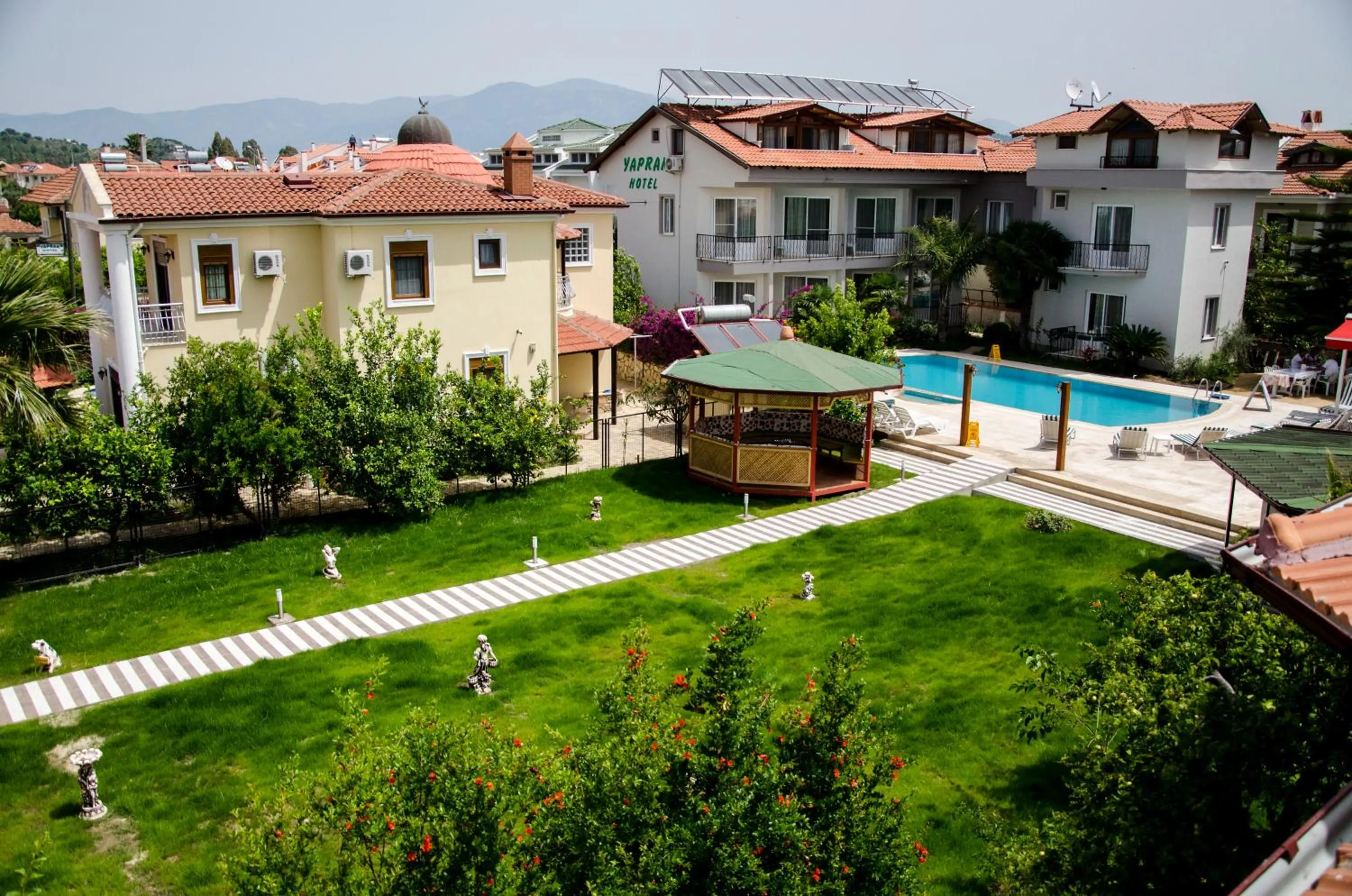Bird's eye view in Yaprak Hotel