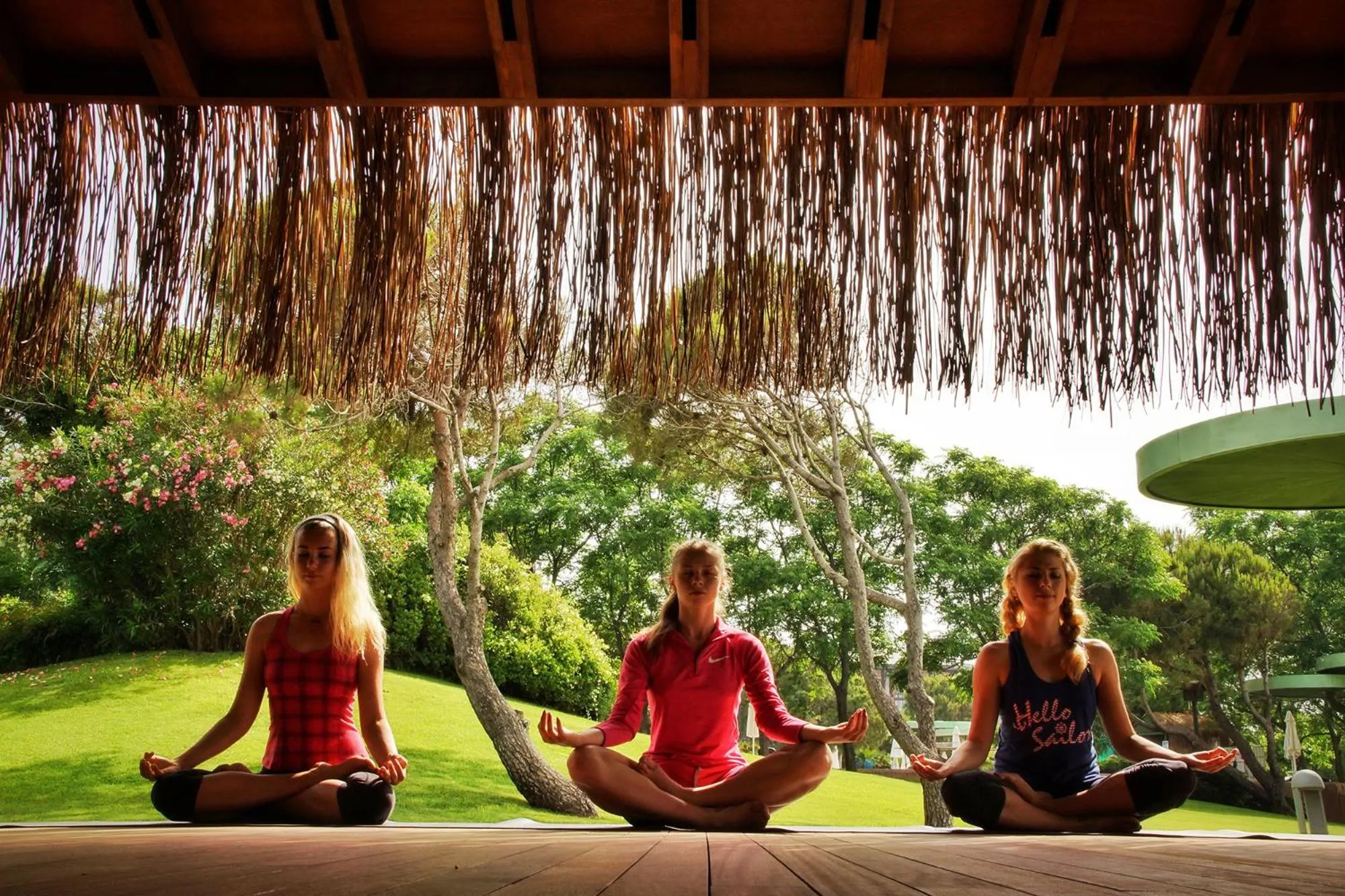 People in Gloria Verde Resort