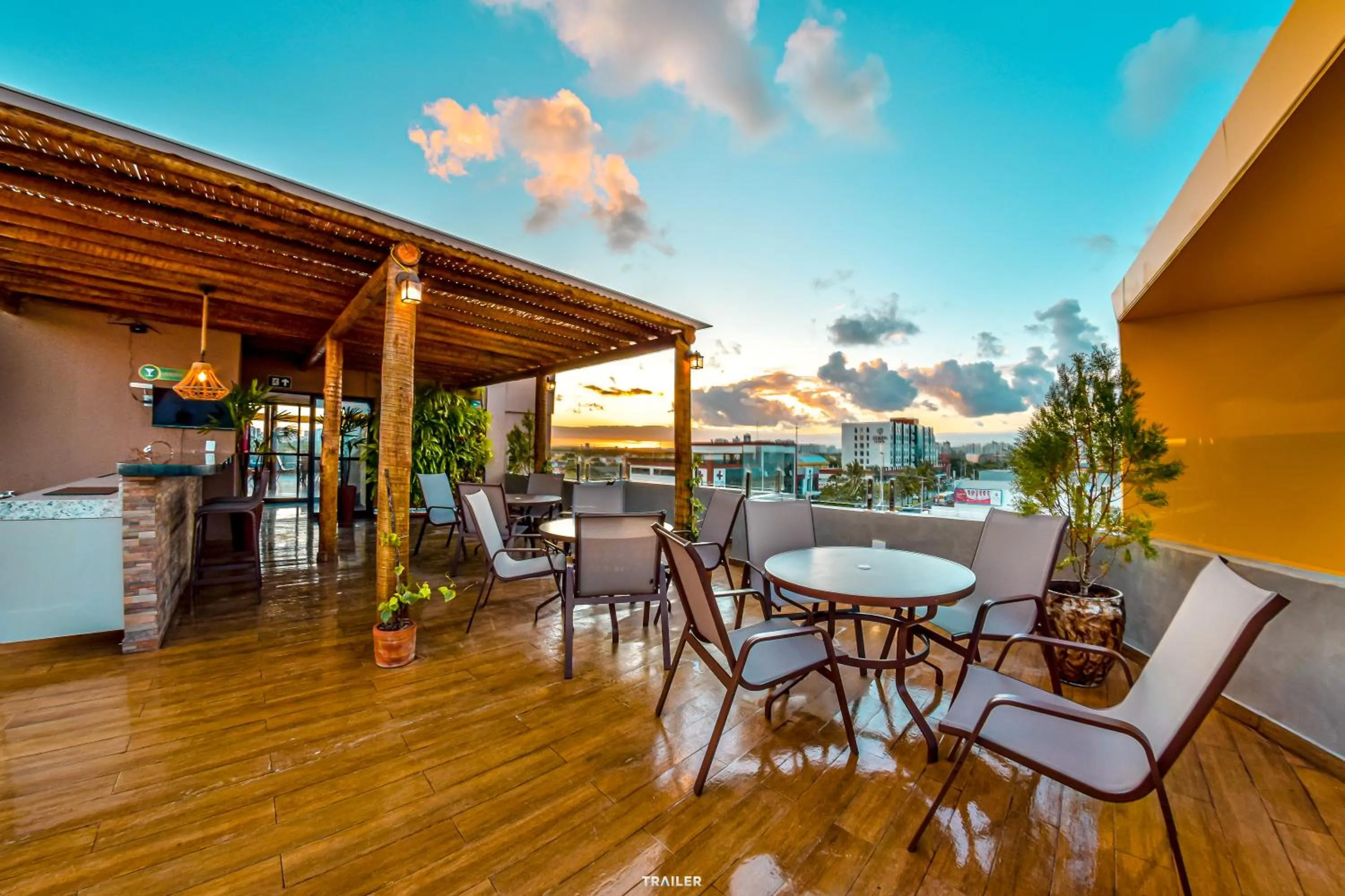 Balcony/Terrace in Hotel Aracaju Suites