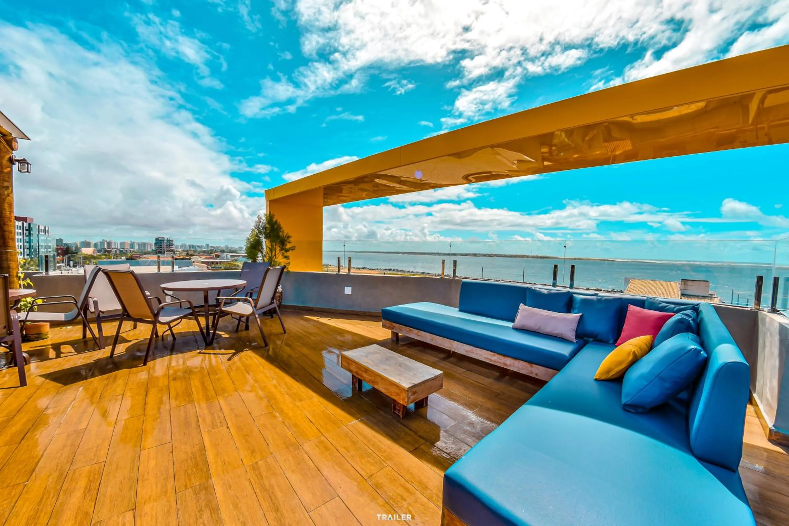 Balcony/Terrace in Hotel Aracaju Suites