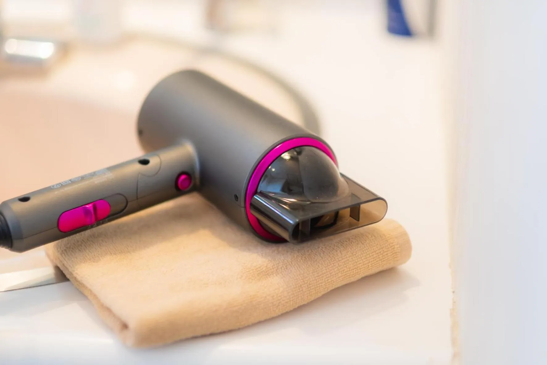 hair dryier in Hotel Lucia at Maebashi Akagi