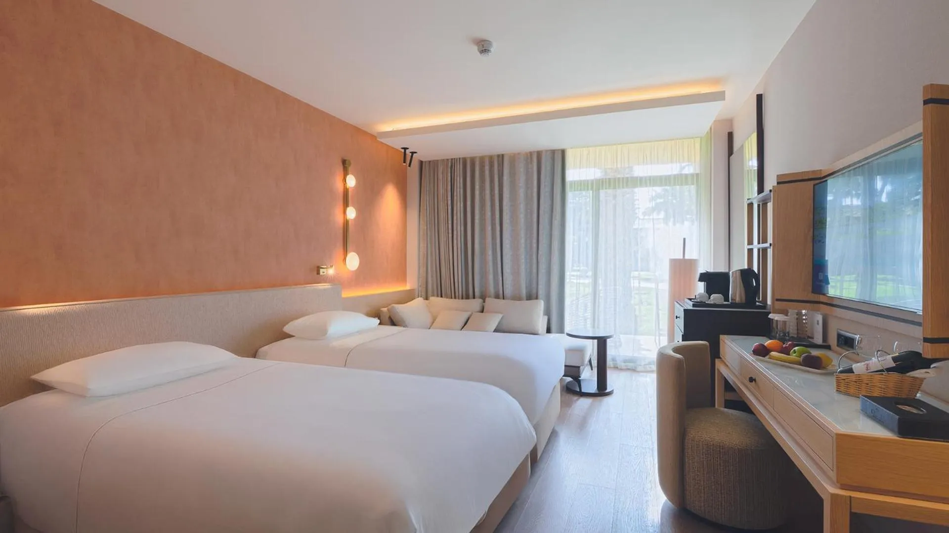 Bed in Gloria Golf Resort