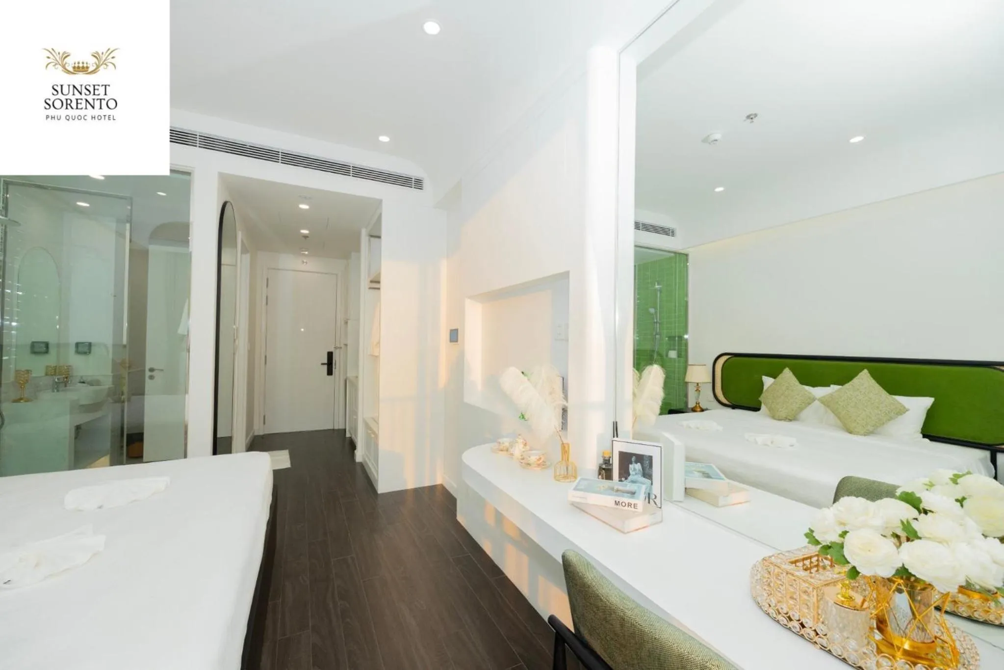 Photo of the whole room, Bed in Sunset Sorrento Phu Quoc