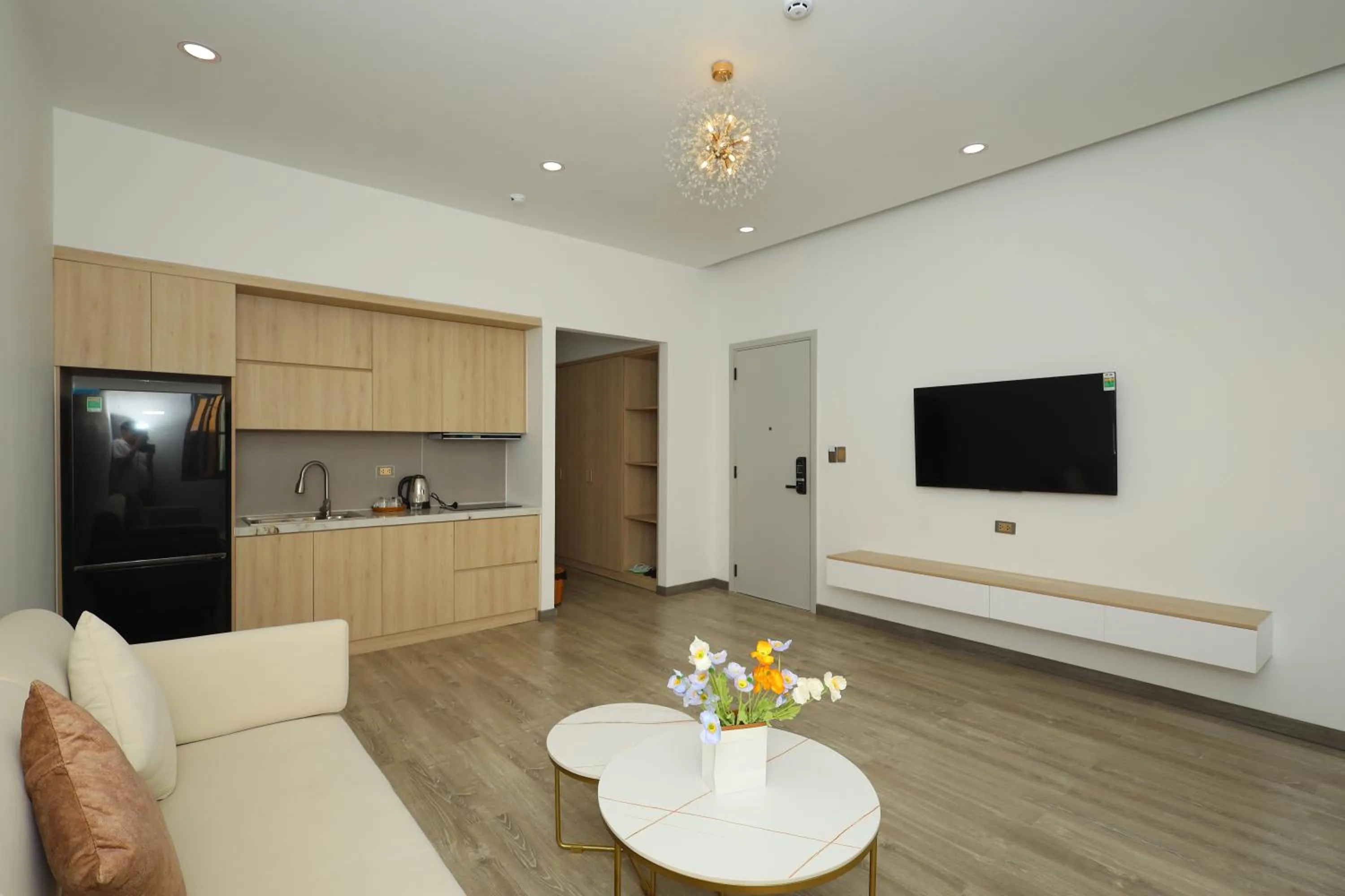 Living room in Sunset Sorrento Phu Quoc