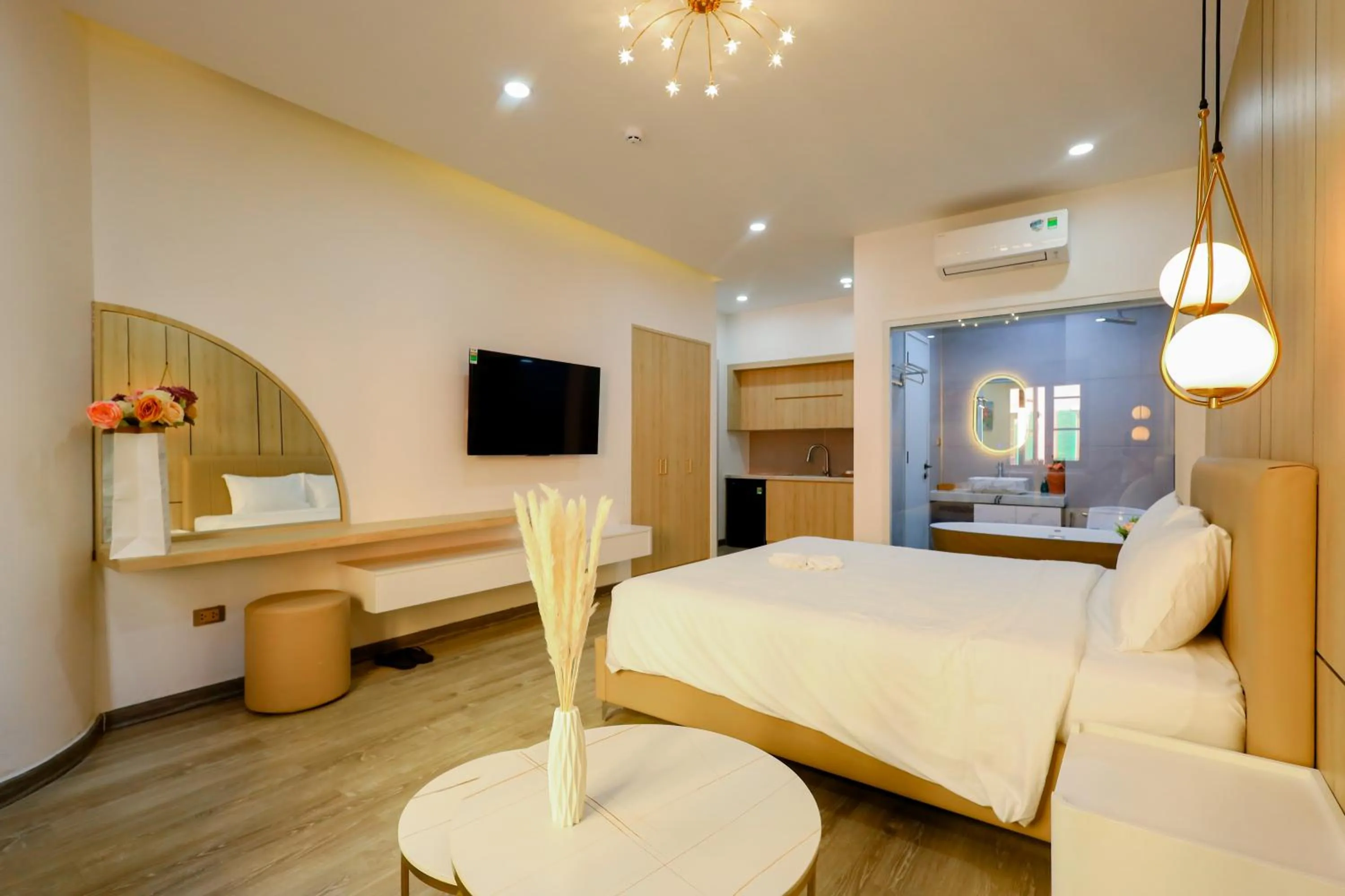 Photo of the whole room, Bed in Sunset Sorrento Phu Quoc