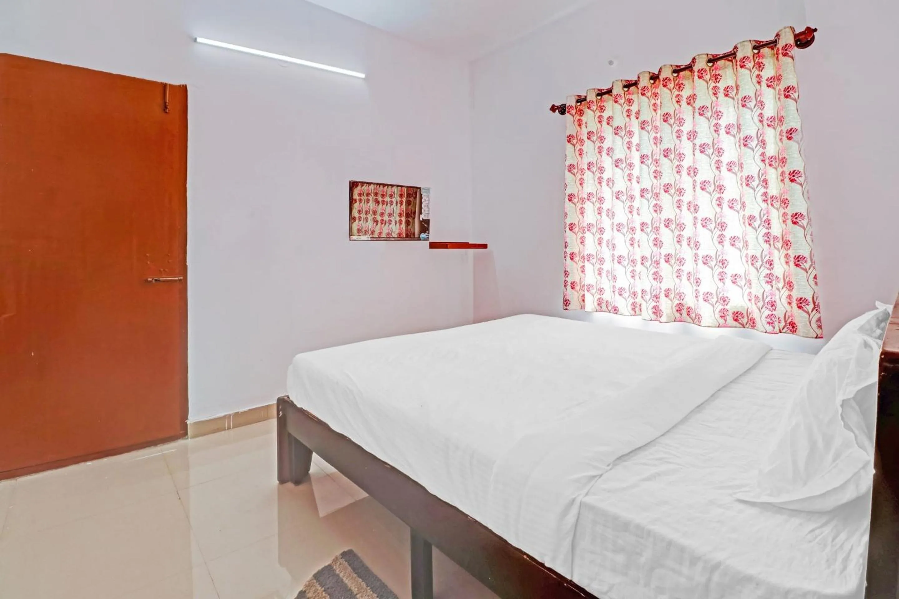 Bedroom, Bed in Hotel O Green Residency K Narayanapura Cross Bus Stop