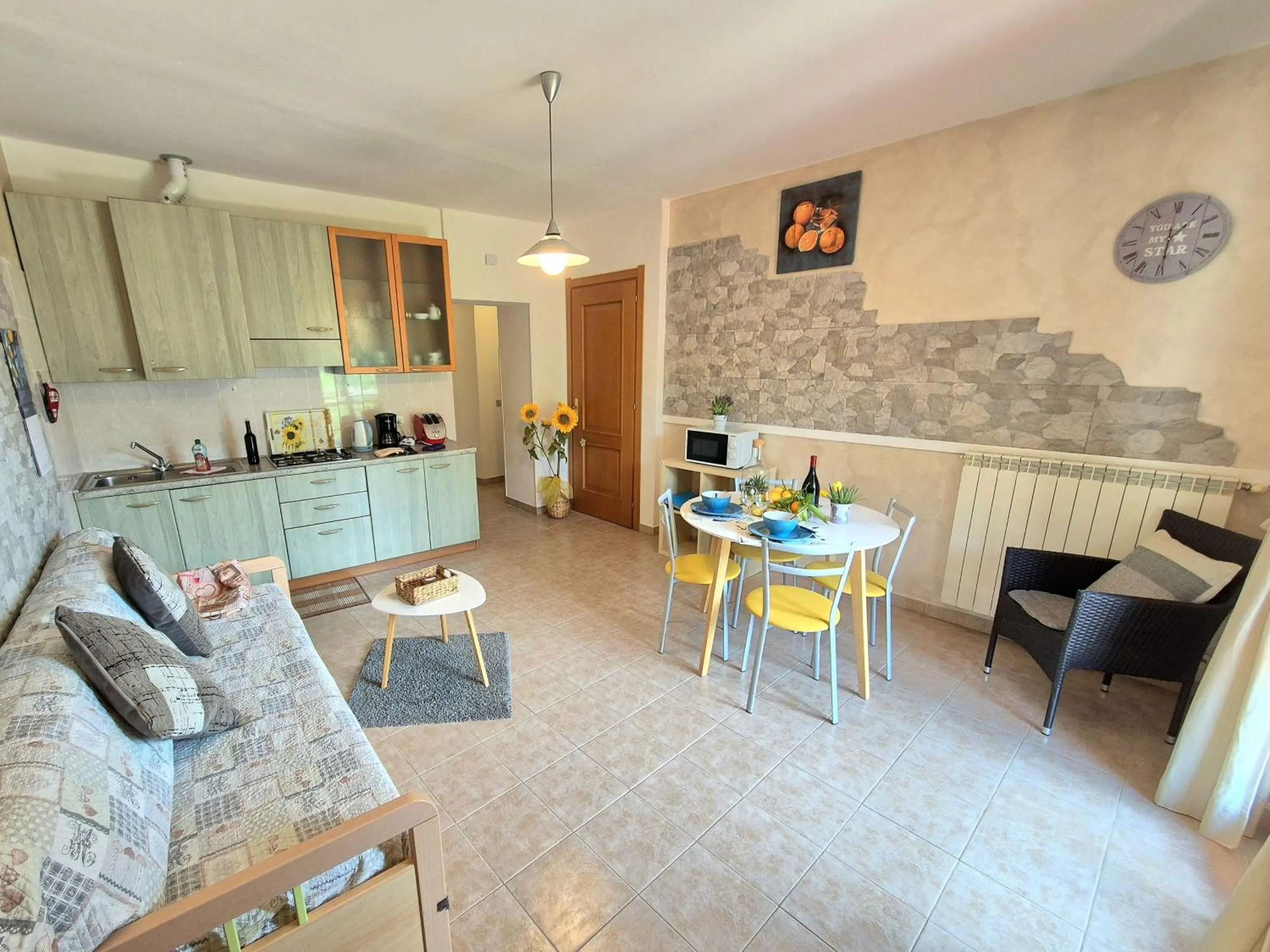 Kitchen or kitchenette in Residence Casa Silvana