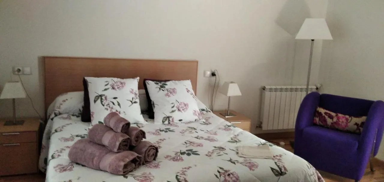 Bed in Petit Hotel Porrera