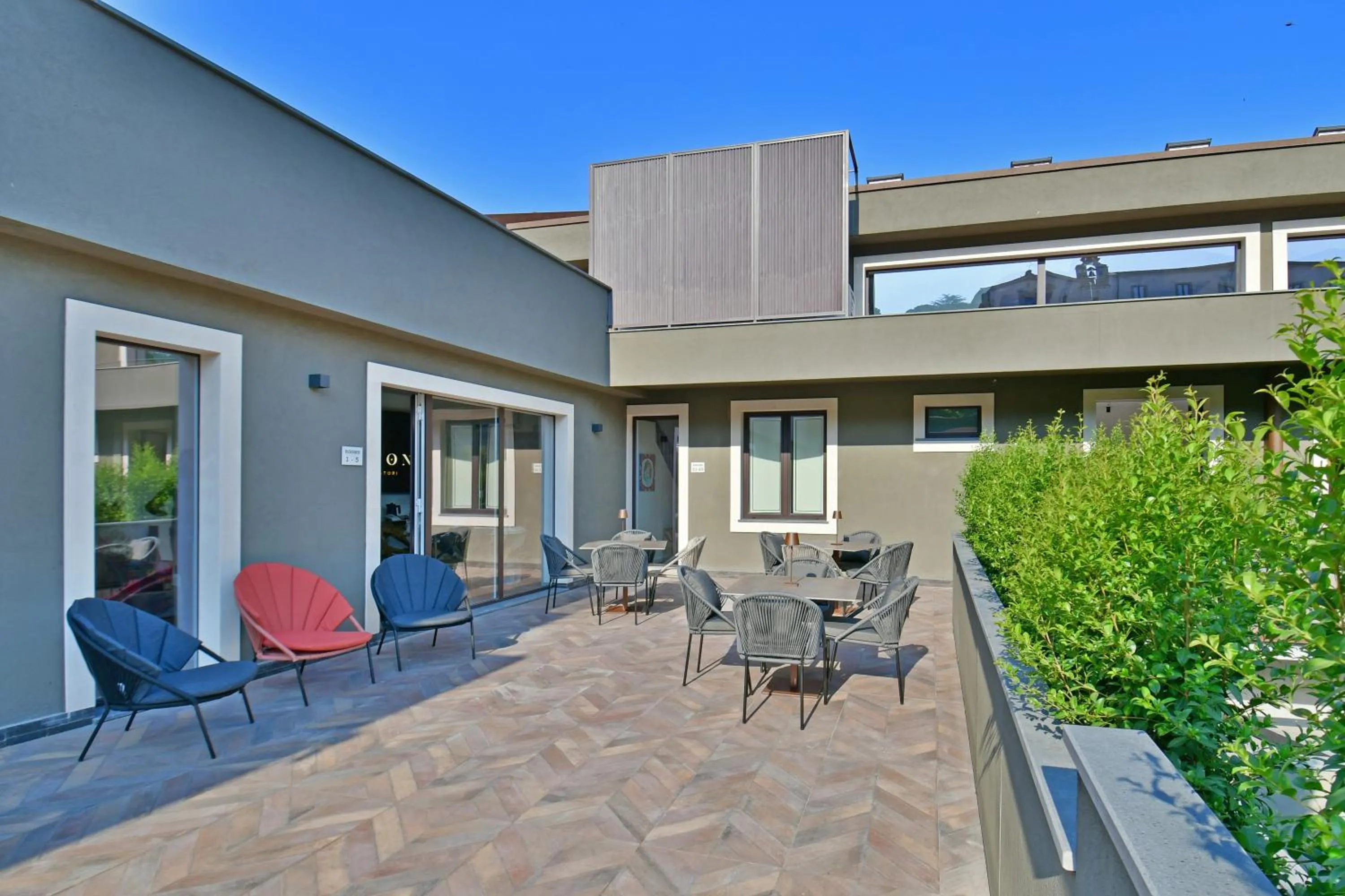 Patio in San Anton Hotel