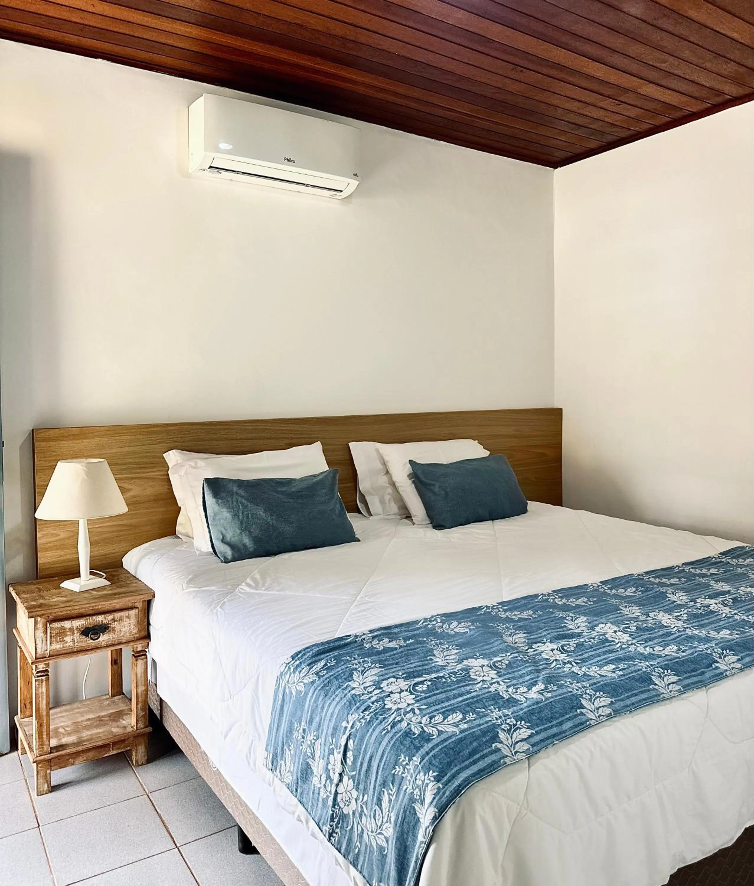 Bed in Hotel Fazenda Menino da Porteira