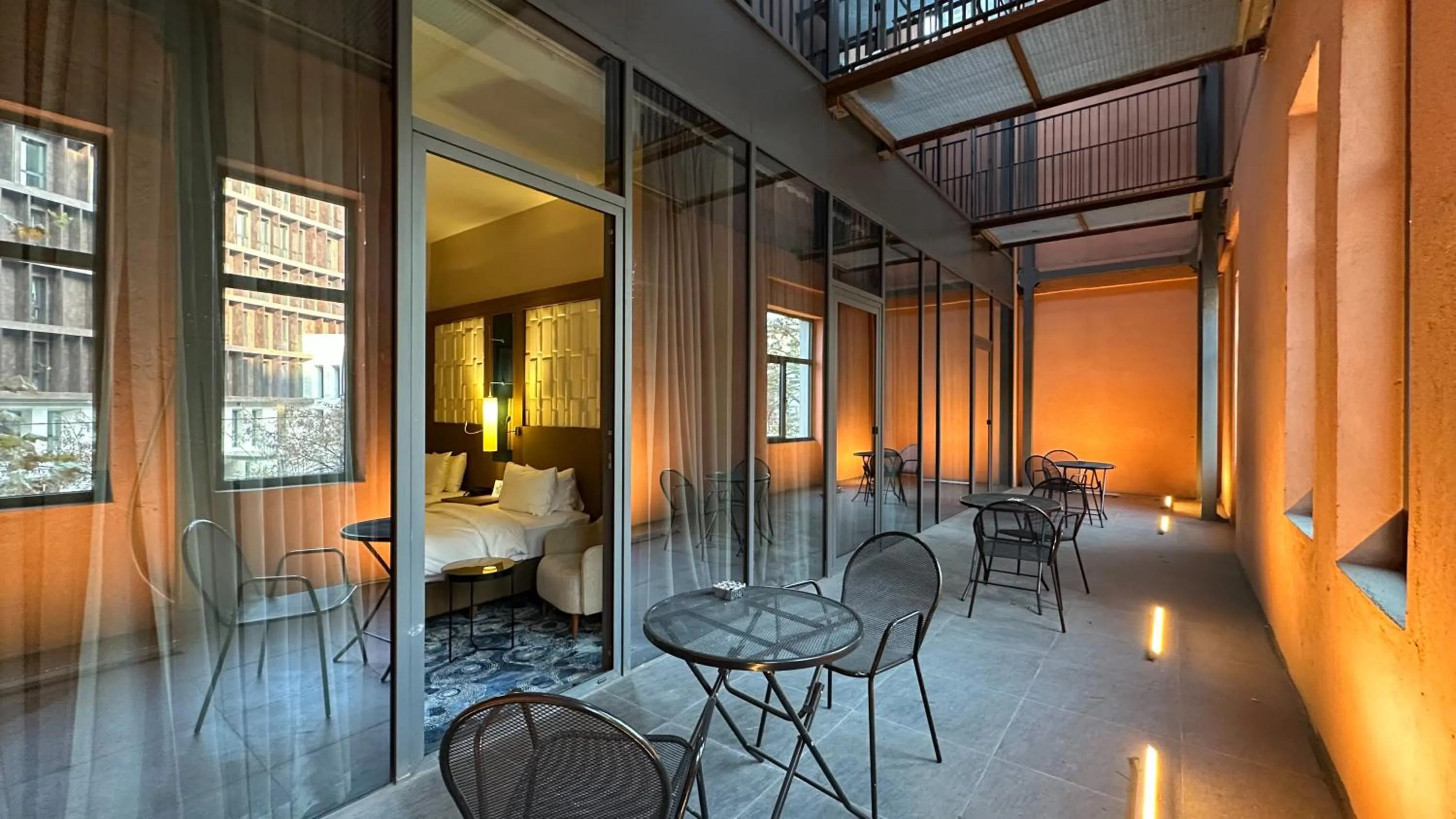 Balcony/Terrace in Tbilisi Philharmonic Hotel by Mercure