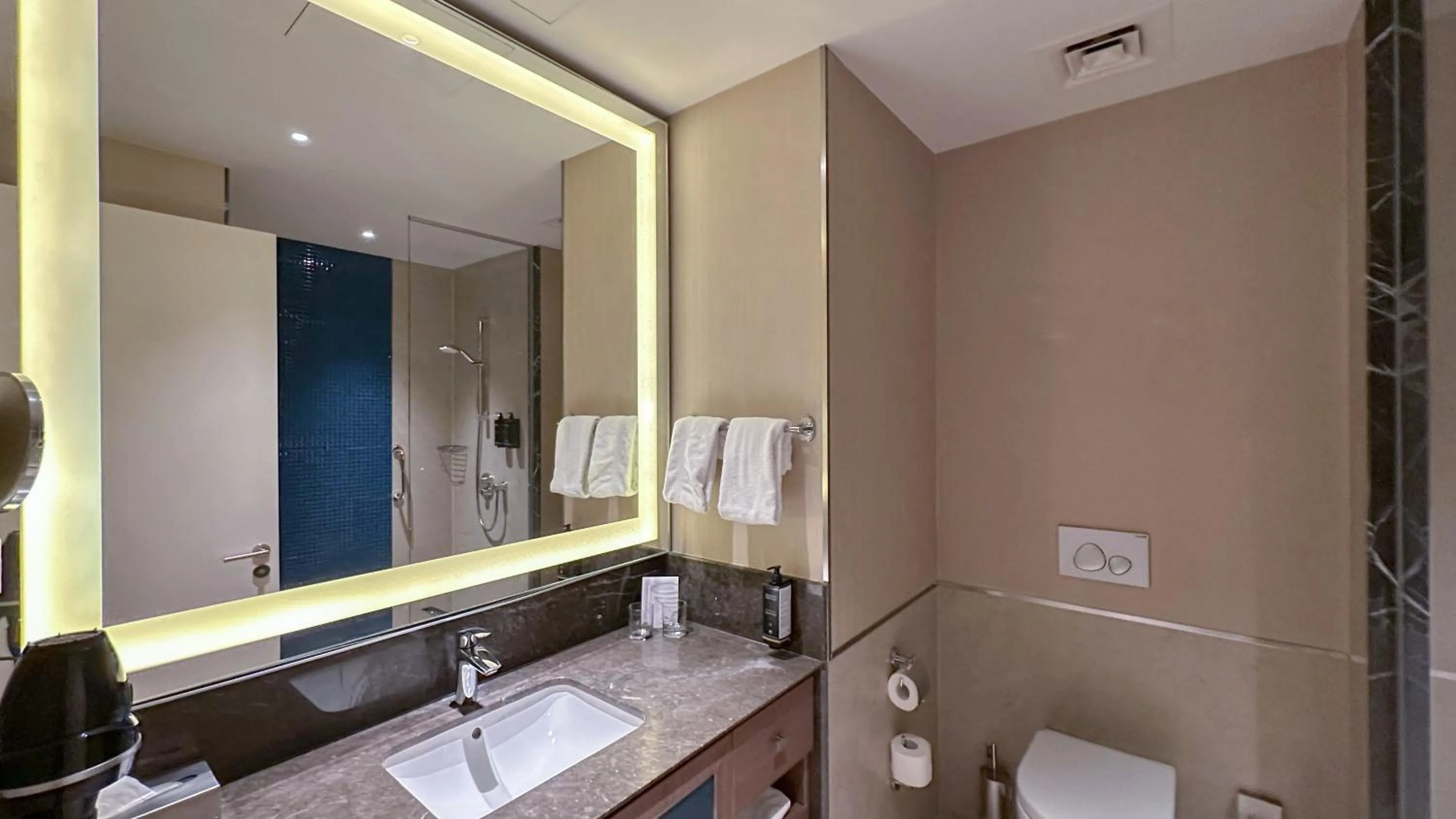 Bathroom in Tbilisi Philharmonic Hotel by Mercure