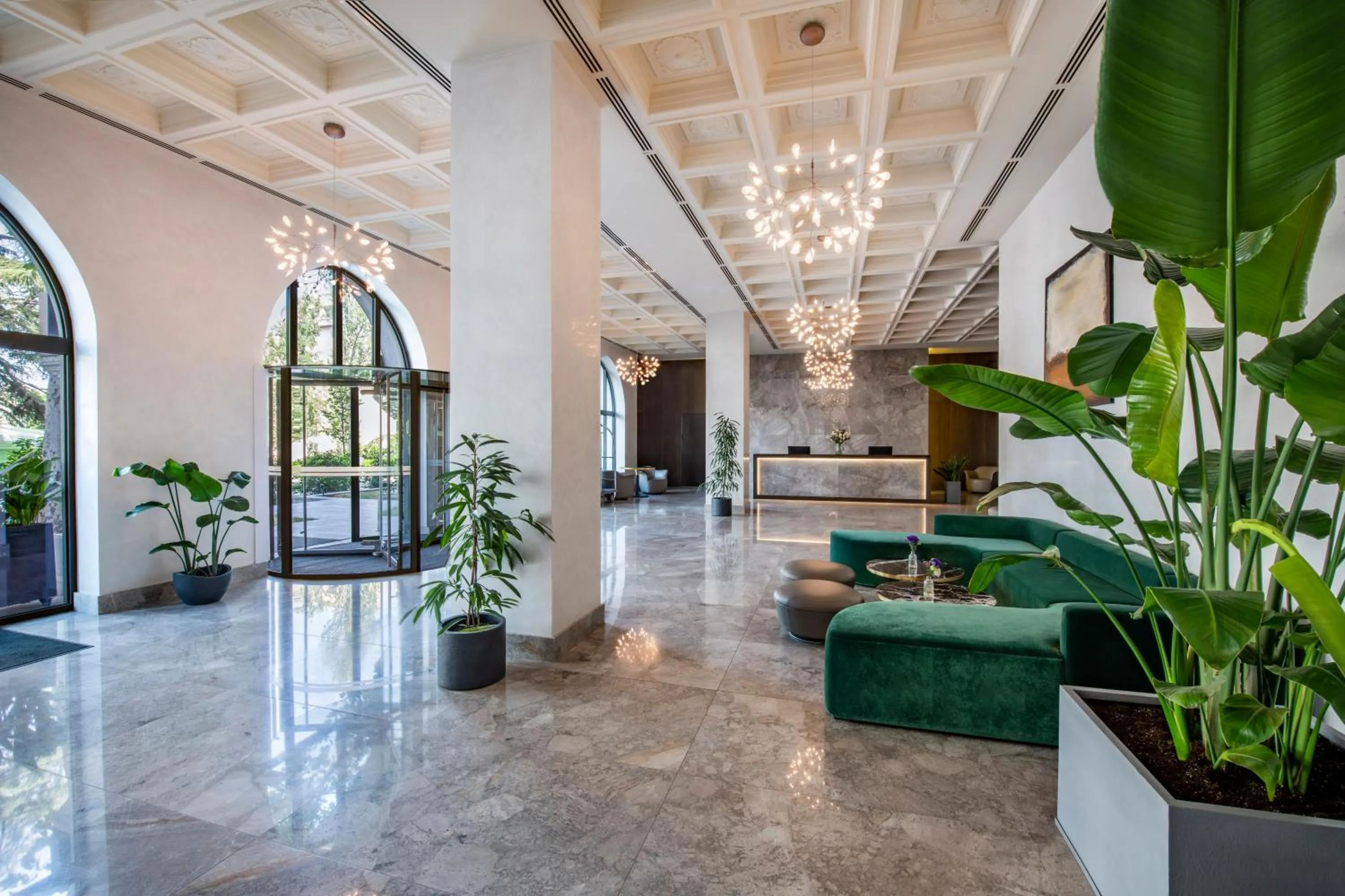 Lobby or reception in Tbilisi Philharmonic Hotel by Mercure
