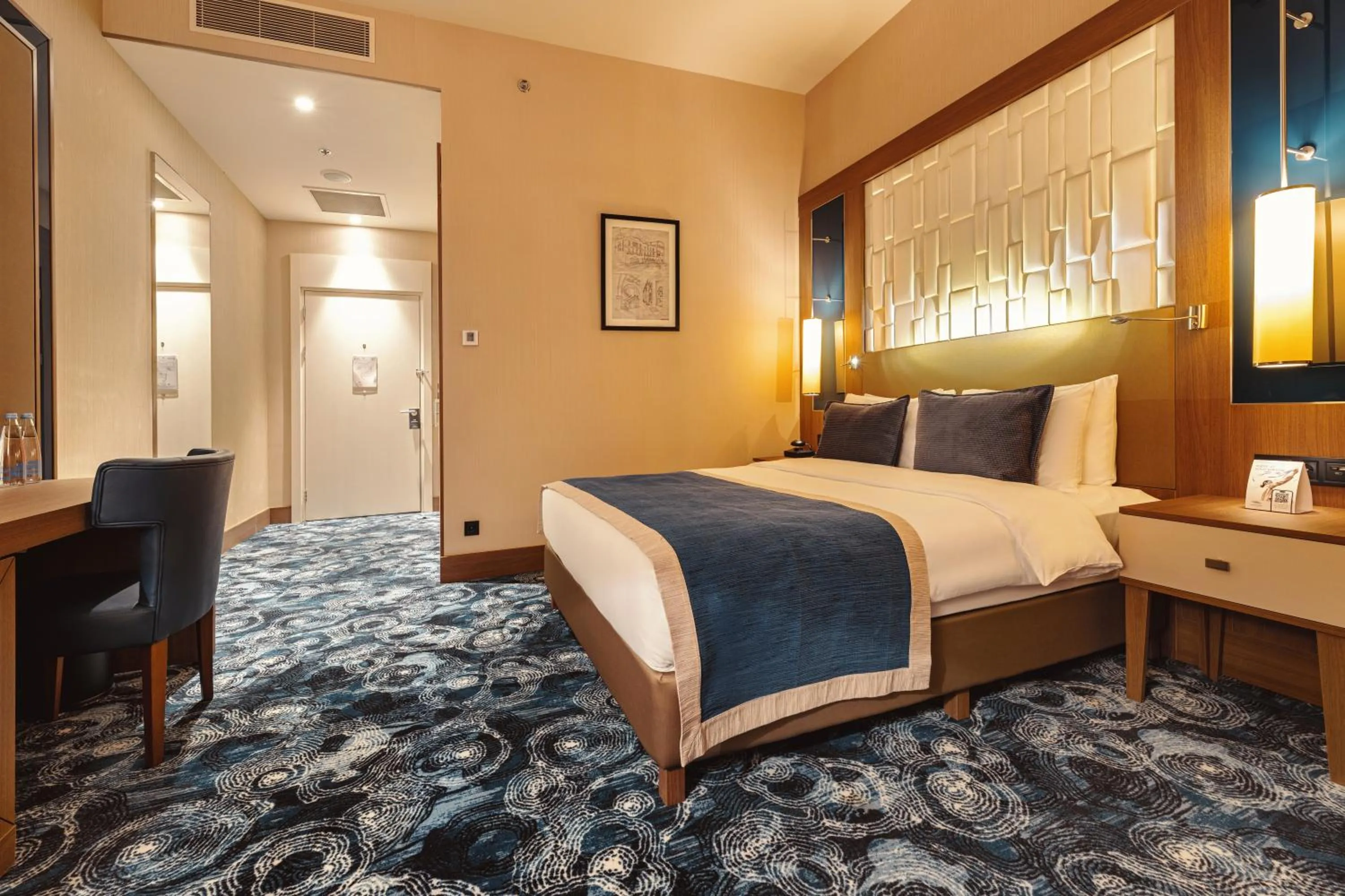 Bed in Tbilisi Philharmonic Hotel by Mercure