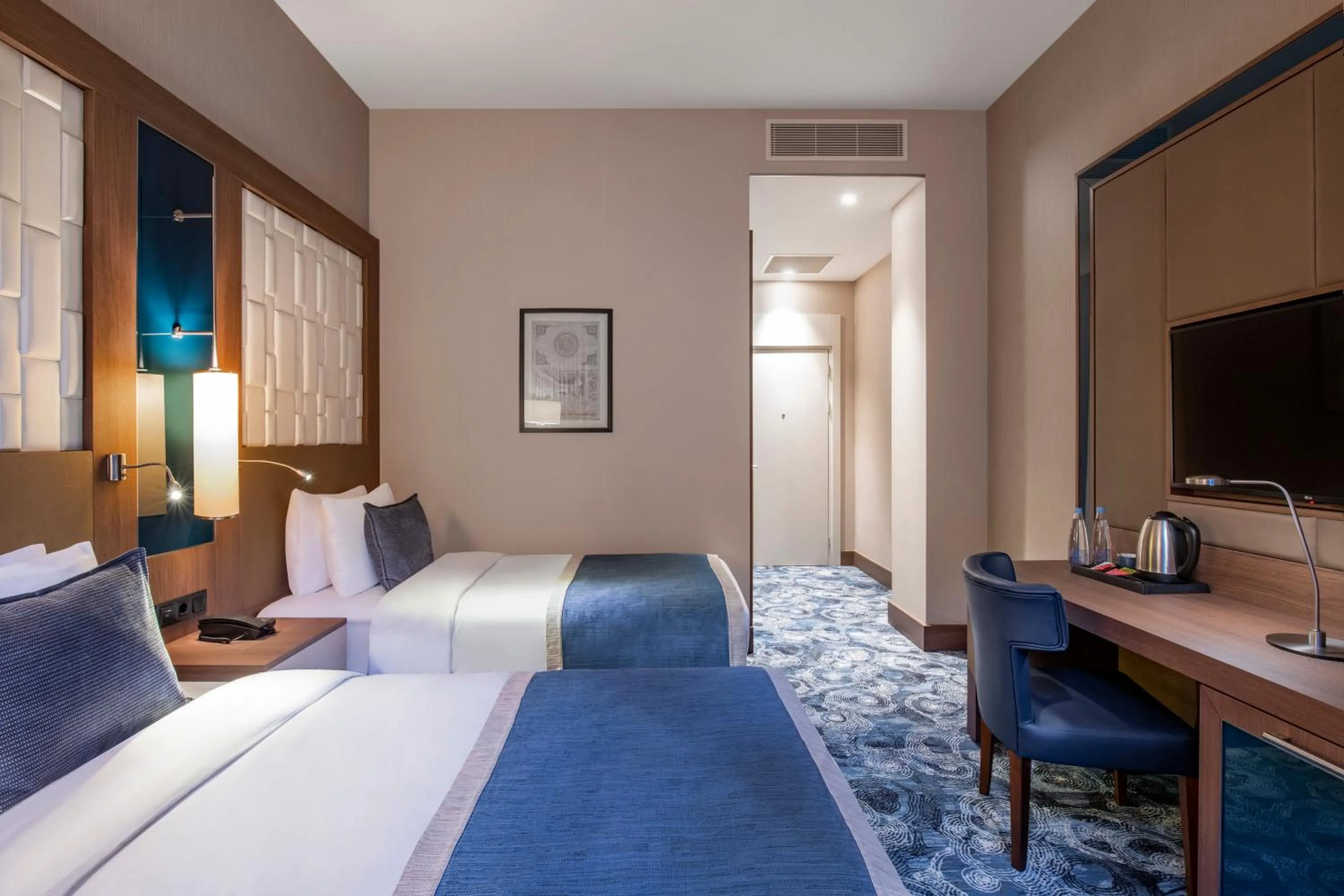 Bed in Tbilisi Philharmonic Hotel by Mercure