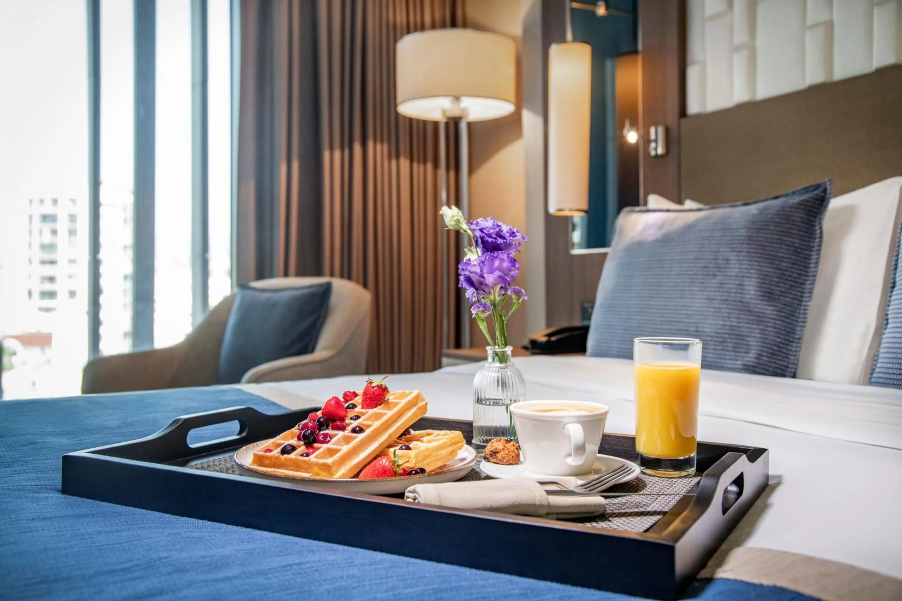 Bedroom in Tbilisi Philharmonic Hotel by Mercure