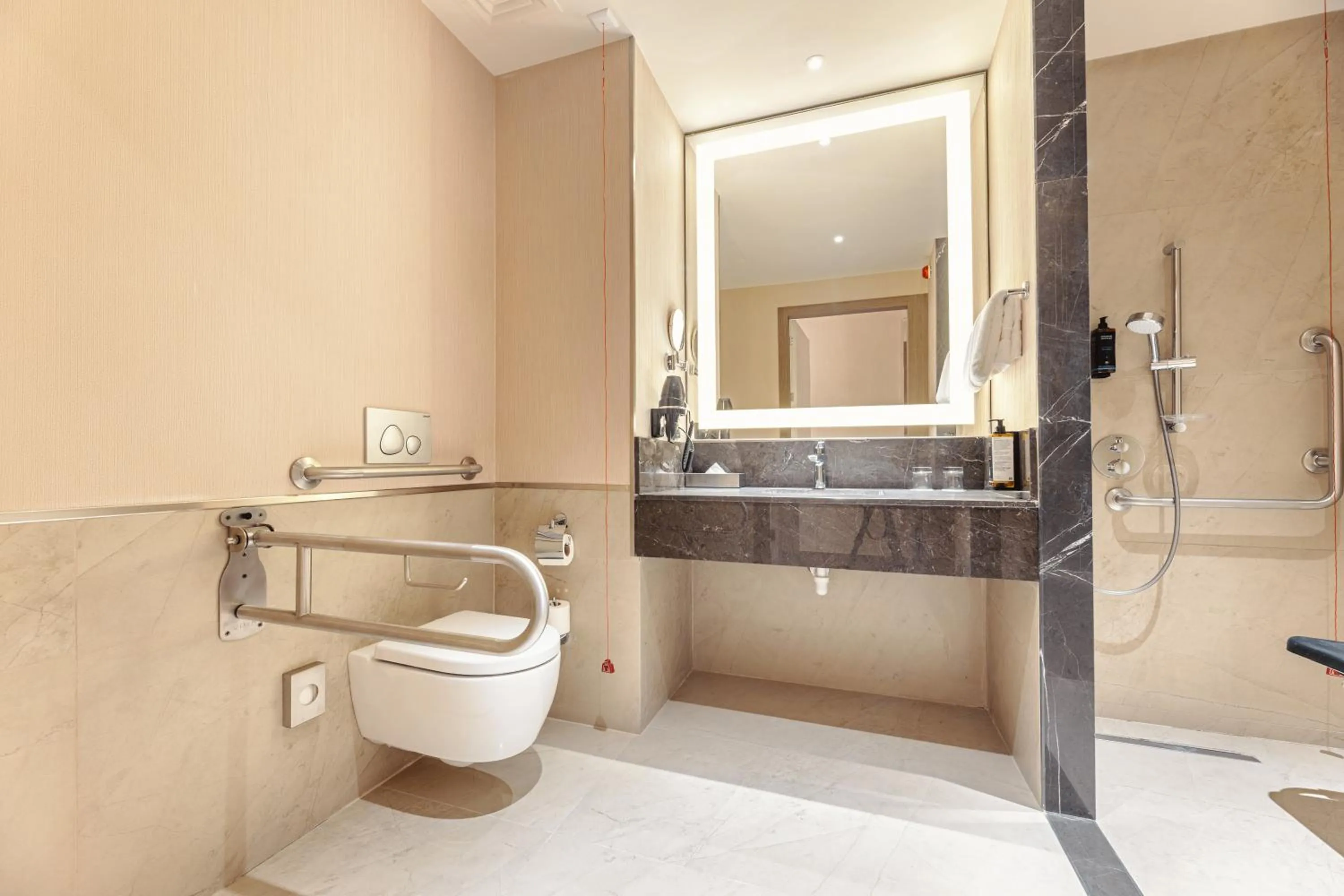 Shower in Tbilisi Philharmonic Hotel by Mercure