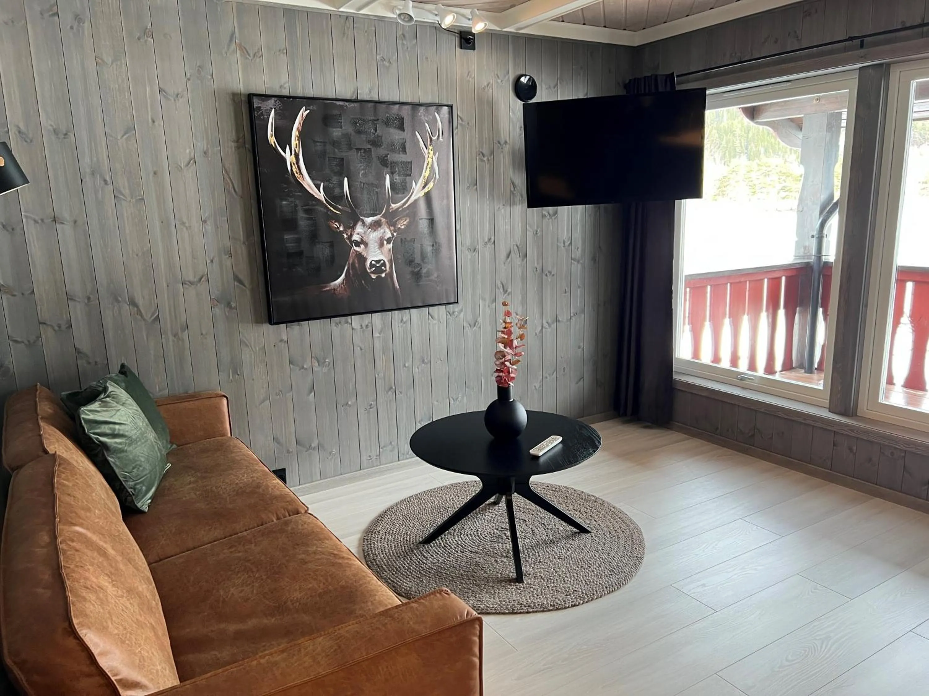 Living room in Fagernes Camping