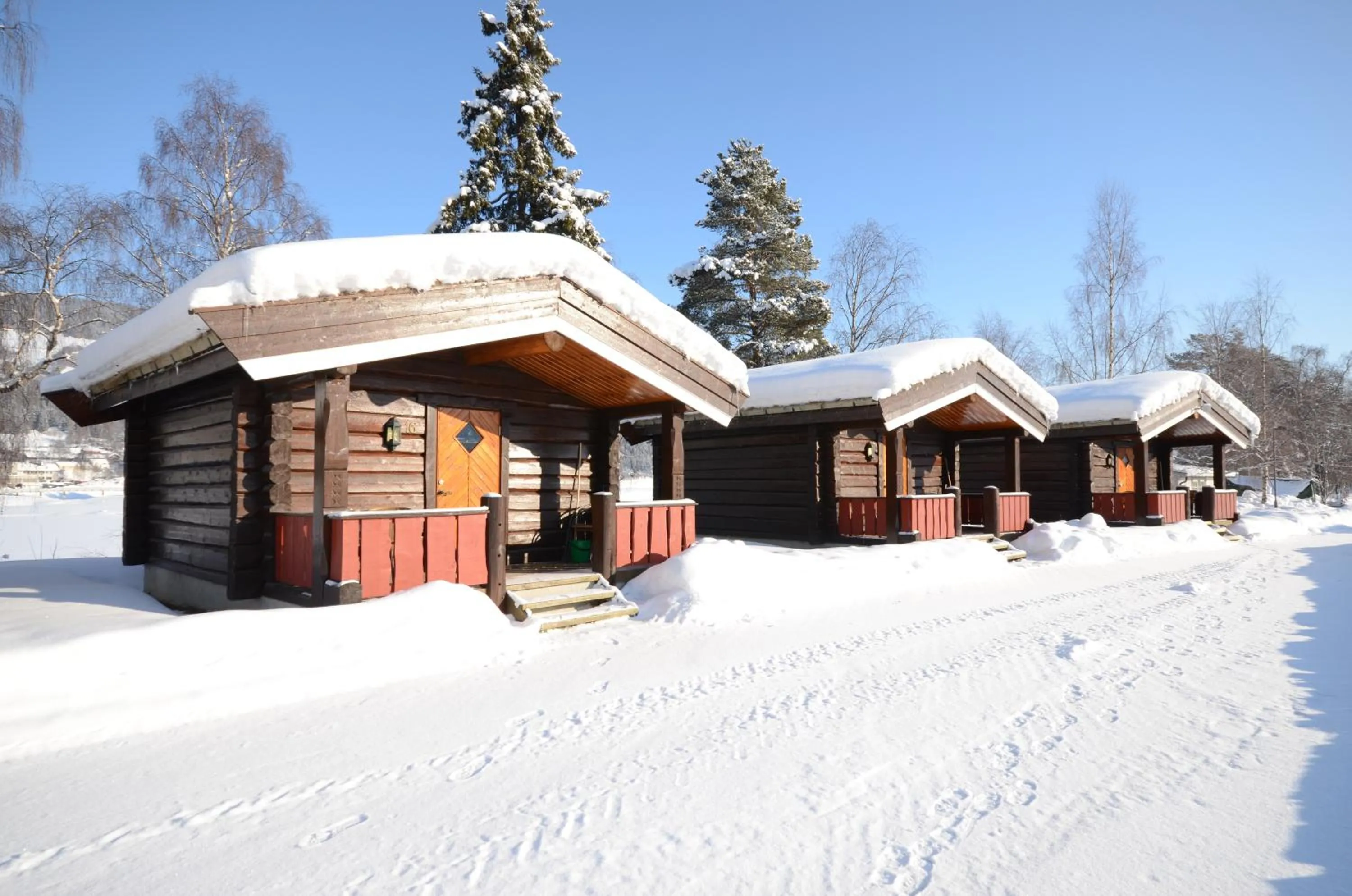 Facade/entrance in Fagernes Camping