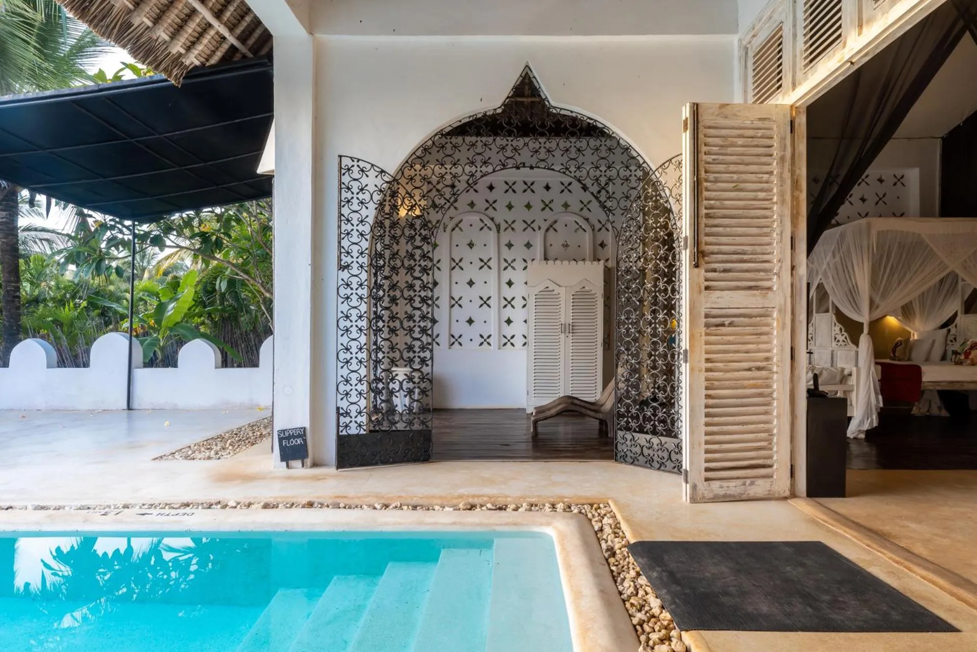 Pool view in Msambweni Beach House and Private Villas