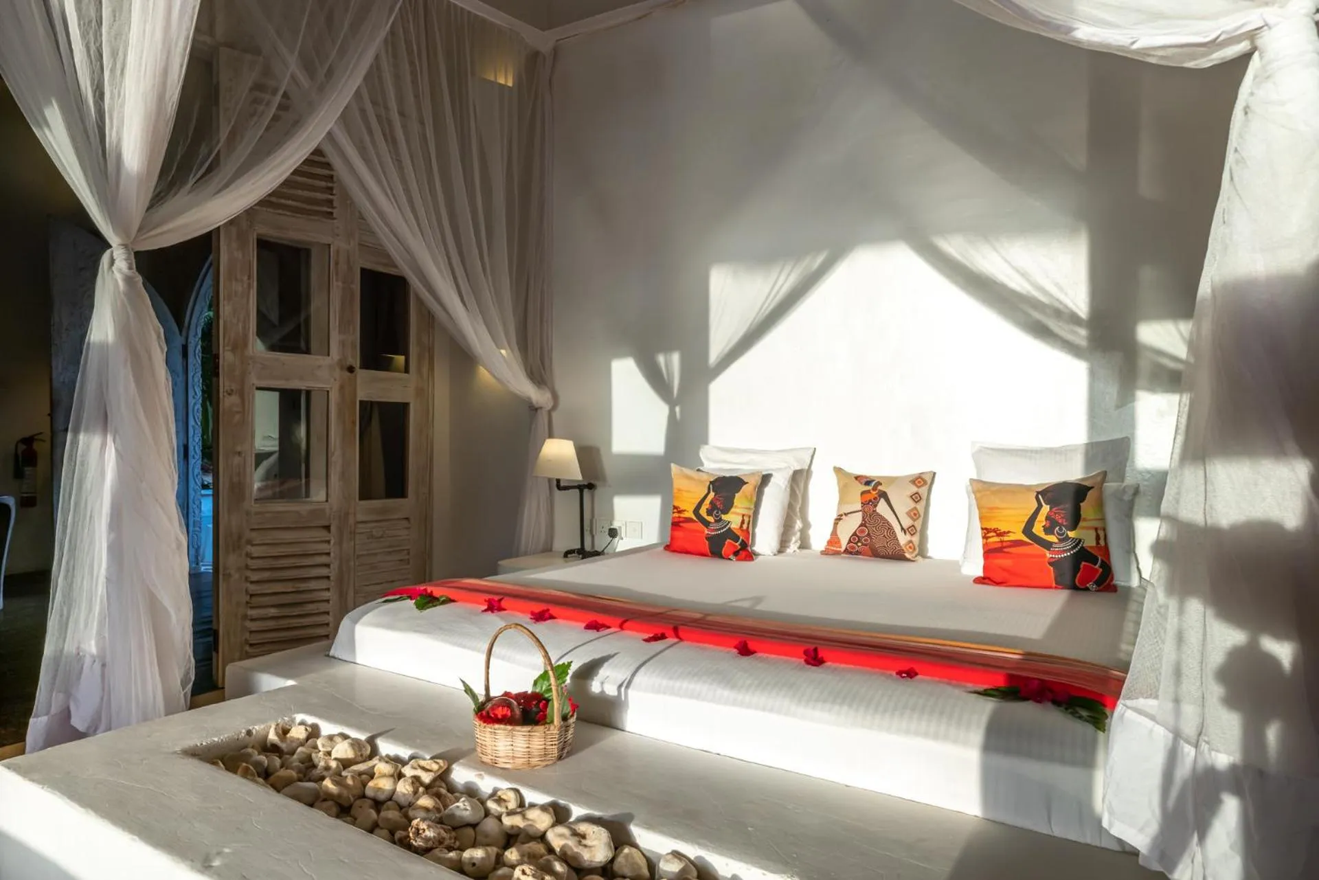 Bedroom, Bed in Msambweni Beach House and Private Villas