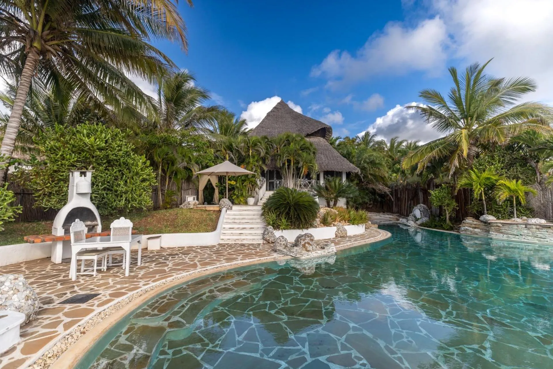 Swimming pool in Msambweni Beach House and Private Villas