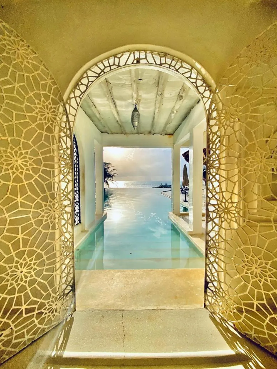 Swimming pool in Msambweni Beach House and Private Villas