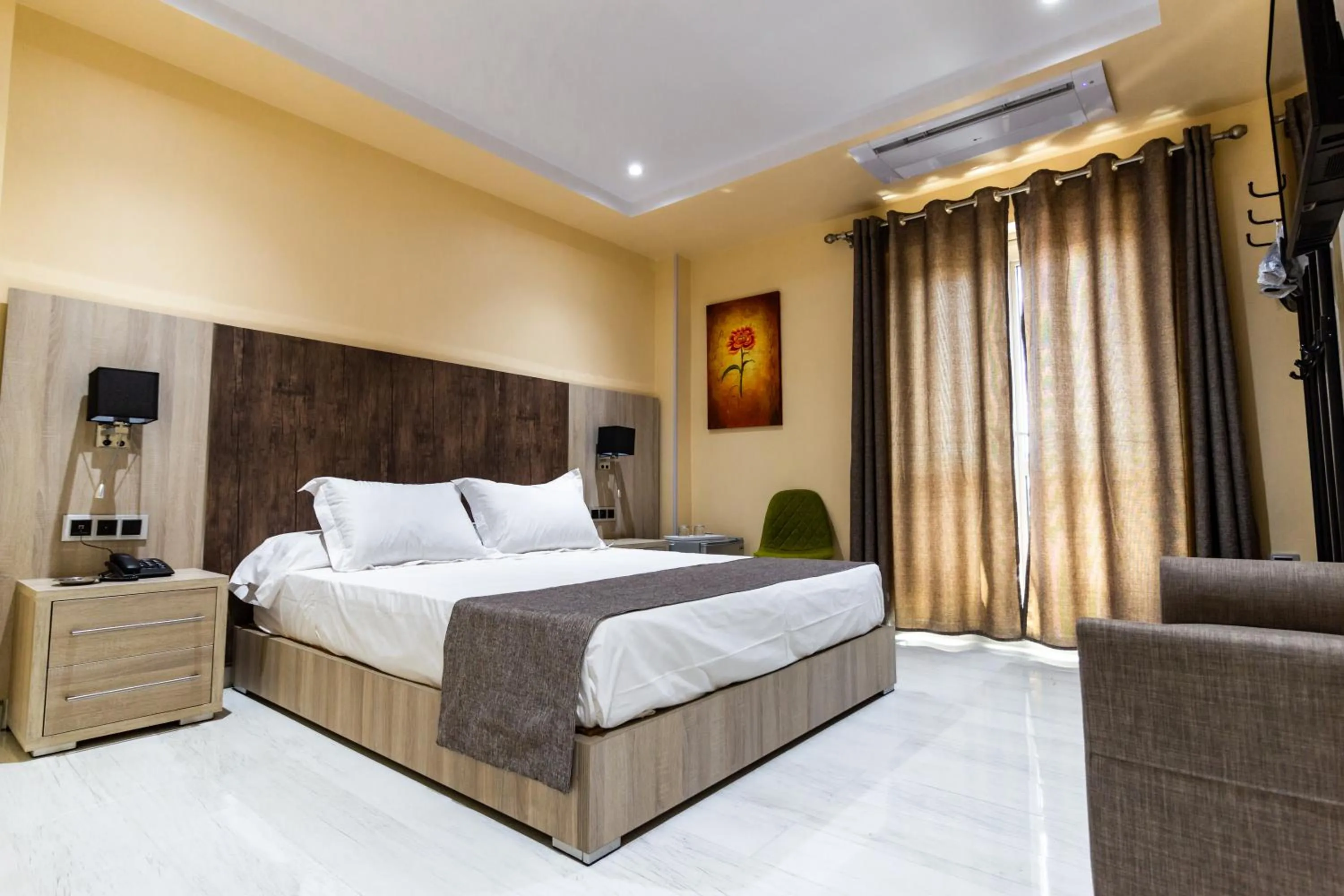 Bed in Hôtel Zinou zm