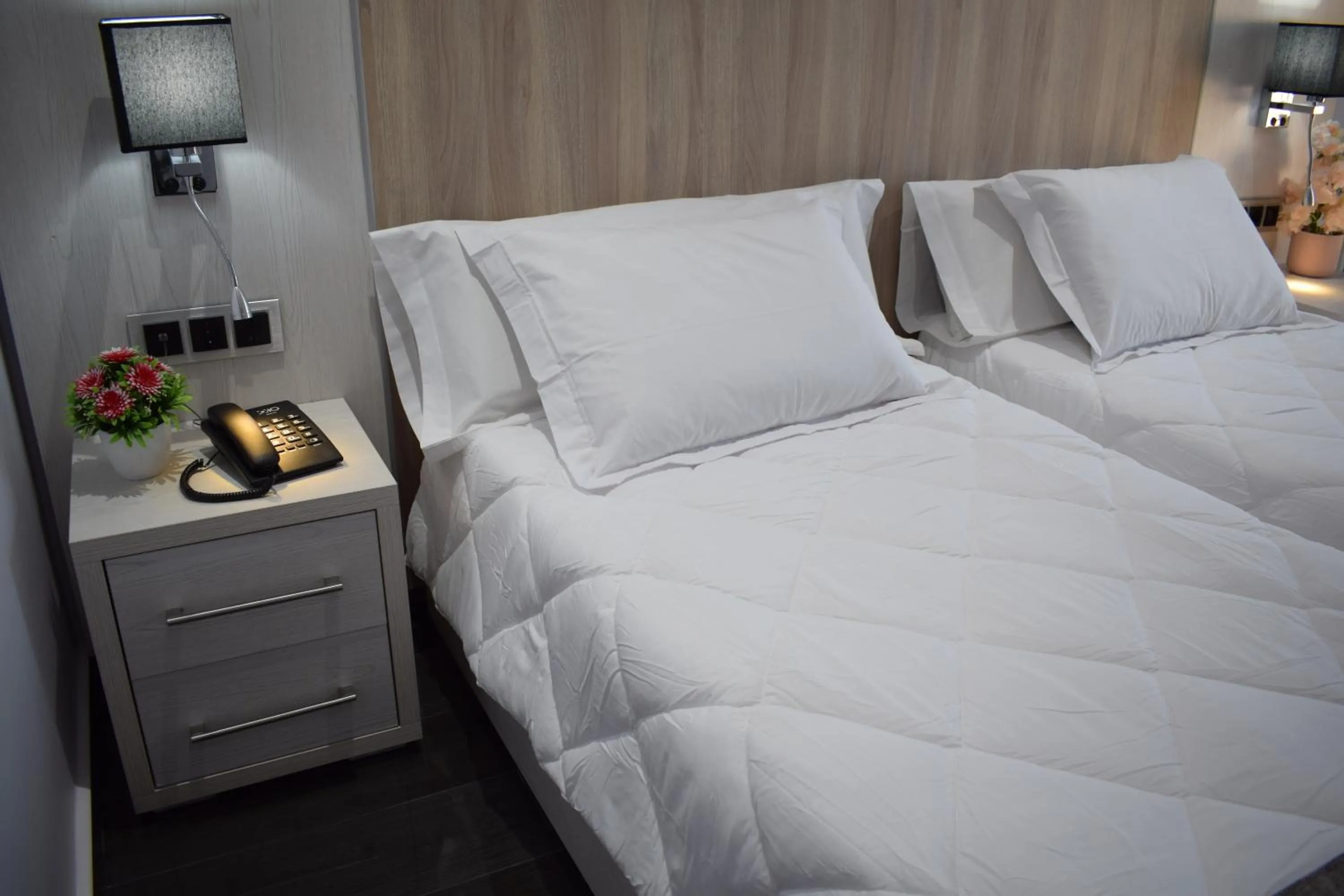 Bed in Hôtel Zinou zm