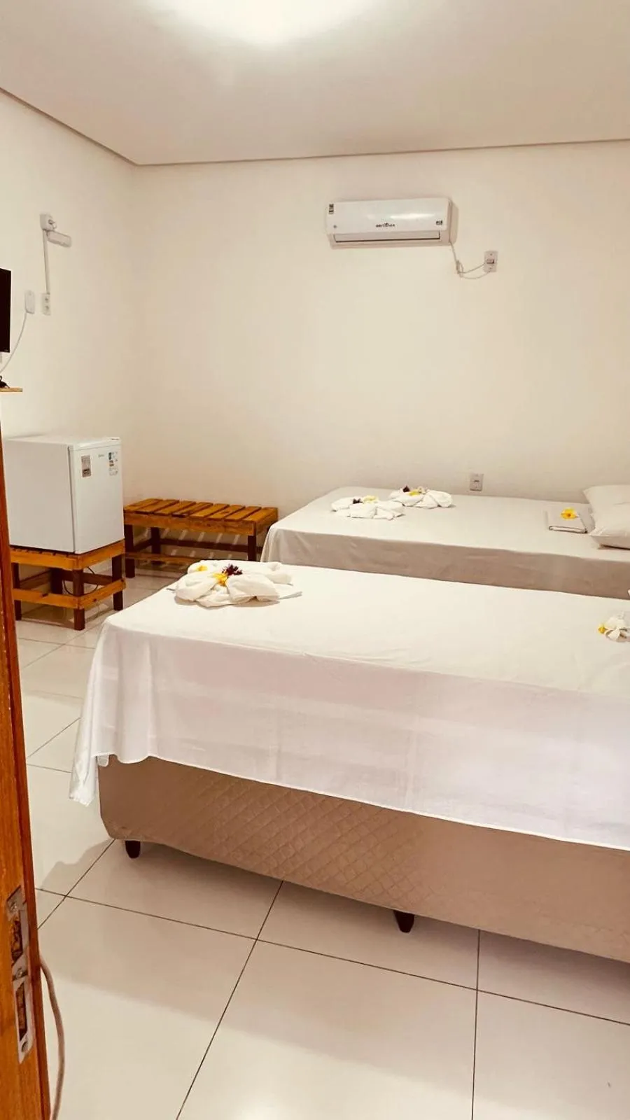 Bed in Pousada Casa Grande