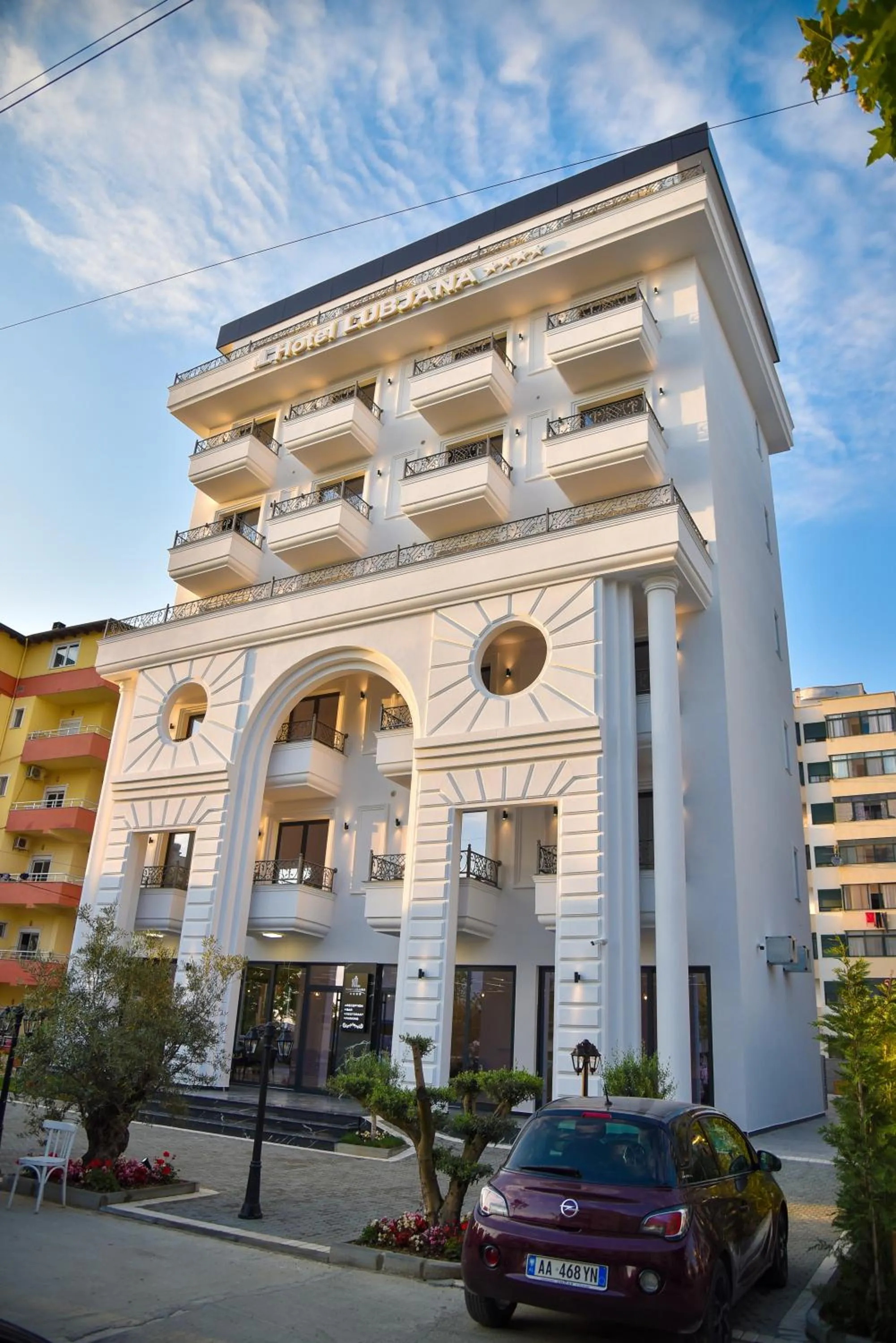 Property building in Dolanit Hotels Lubjana