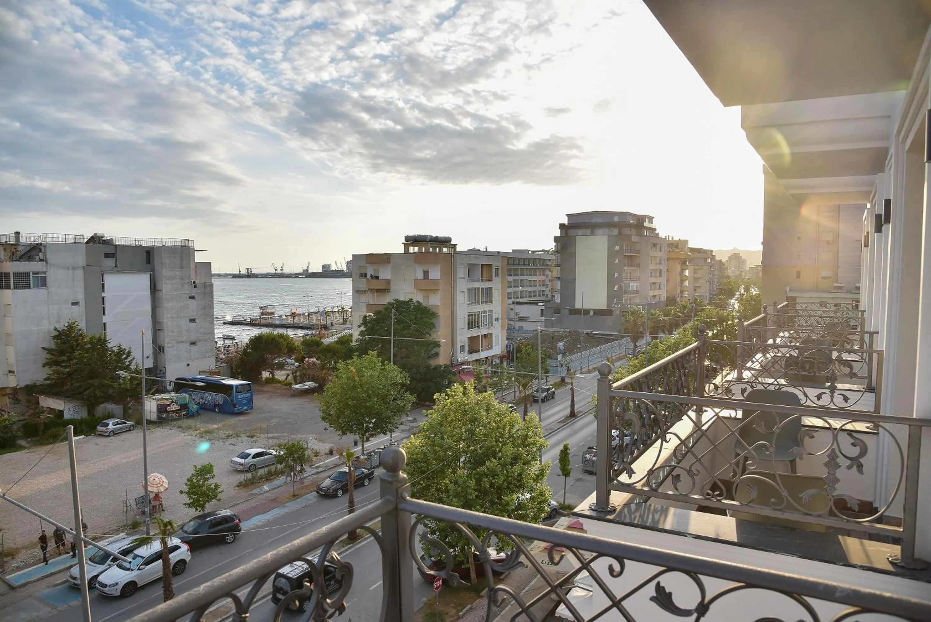 Balcony/Terrace in Dolanit Hotels Lubjana