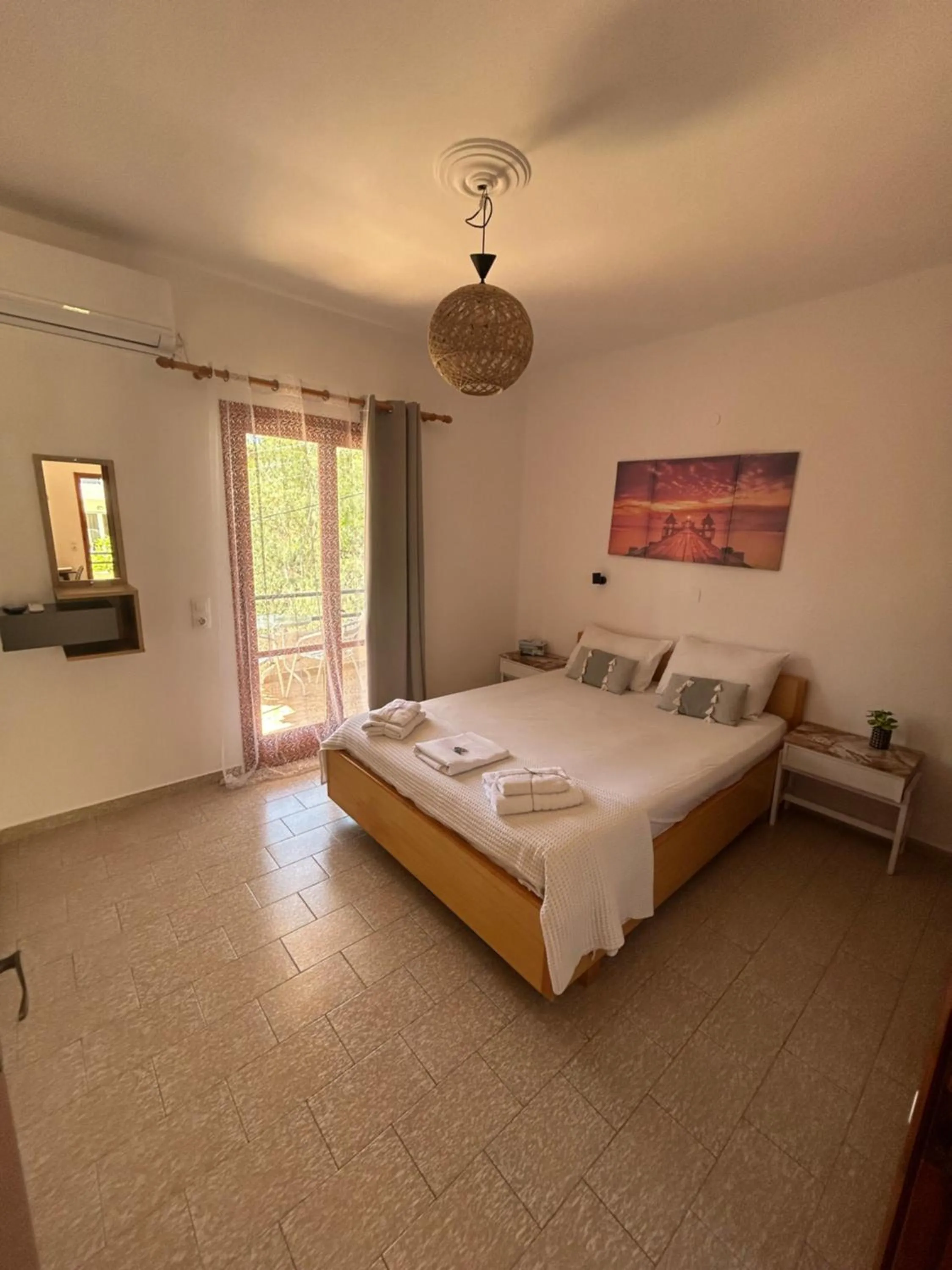 Bed in Φiloxenia Apartments