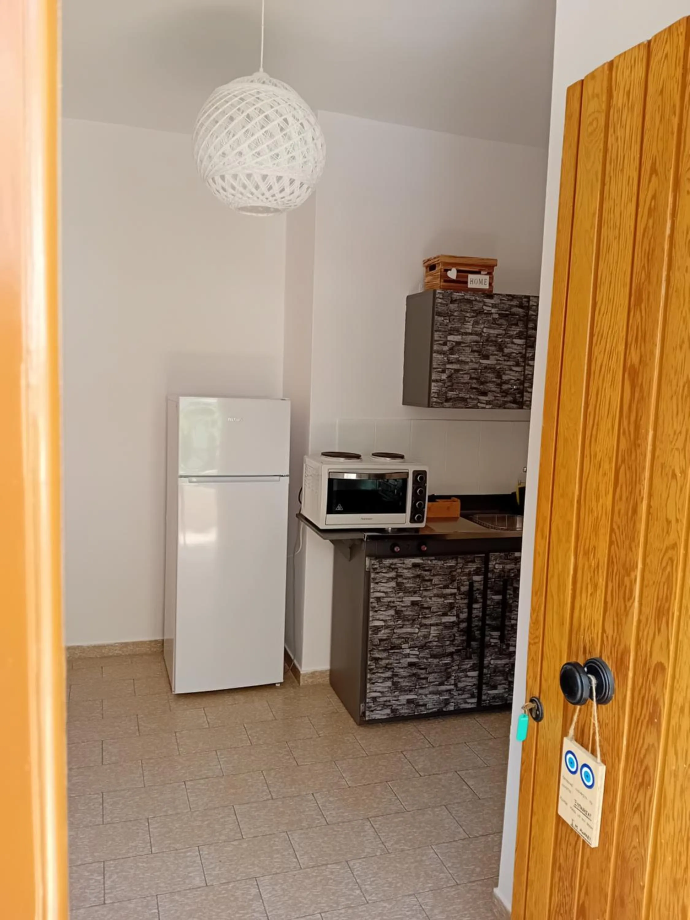 Kitchen or kitchenette in Φiloxenia Apartments