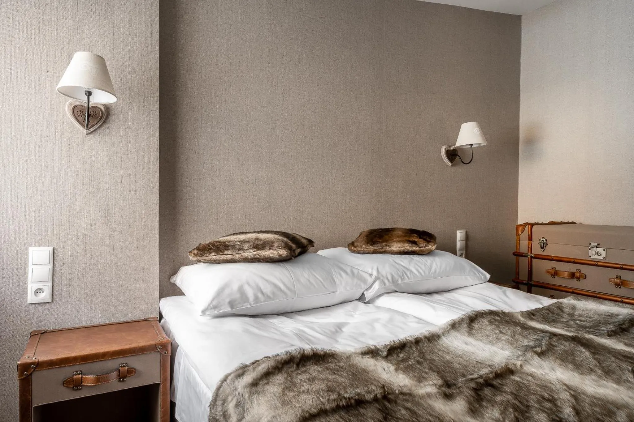 Bed in Apartamenty Aries Residence Bukowina