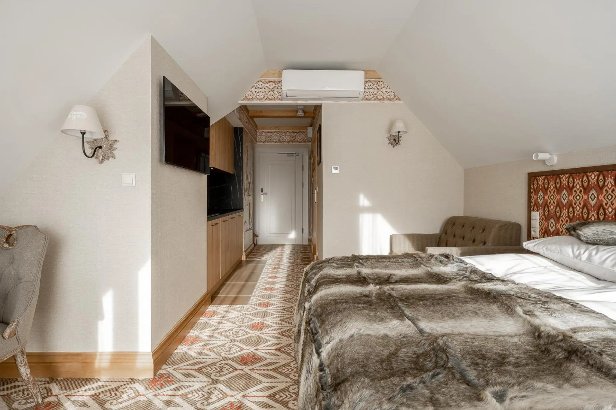 Bed in Apartamenty Aries Residence Bukowina