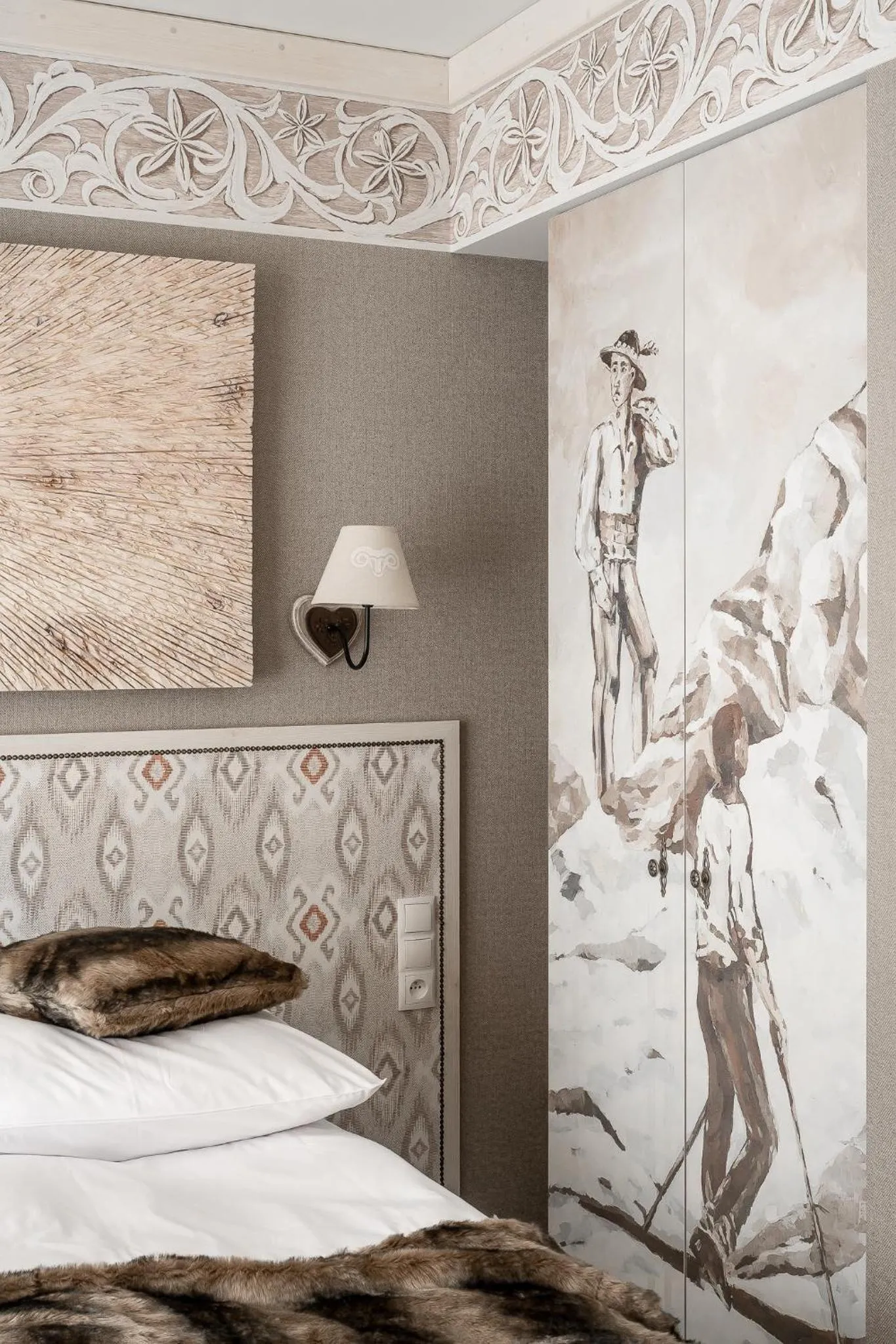 Bed in Apartamenty Aries Residence Bukowina