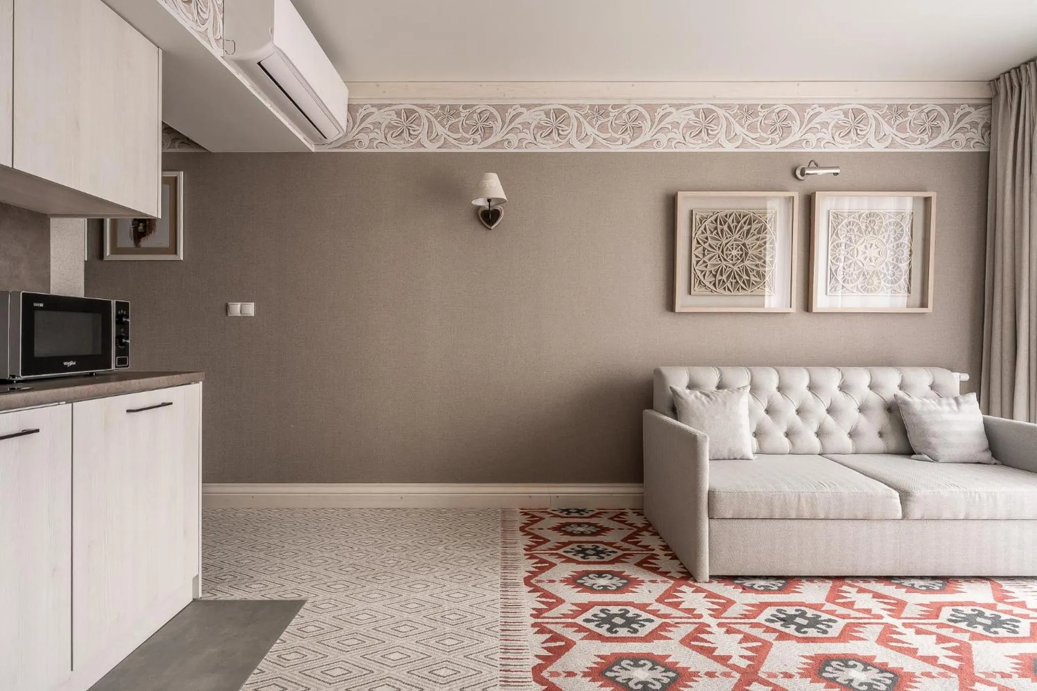 Kitchen or kitchenette in Apartamenty Aries Residence Bukowina