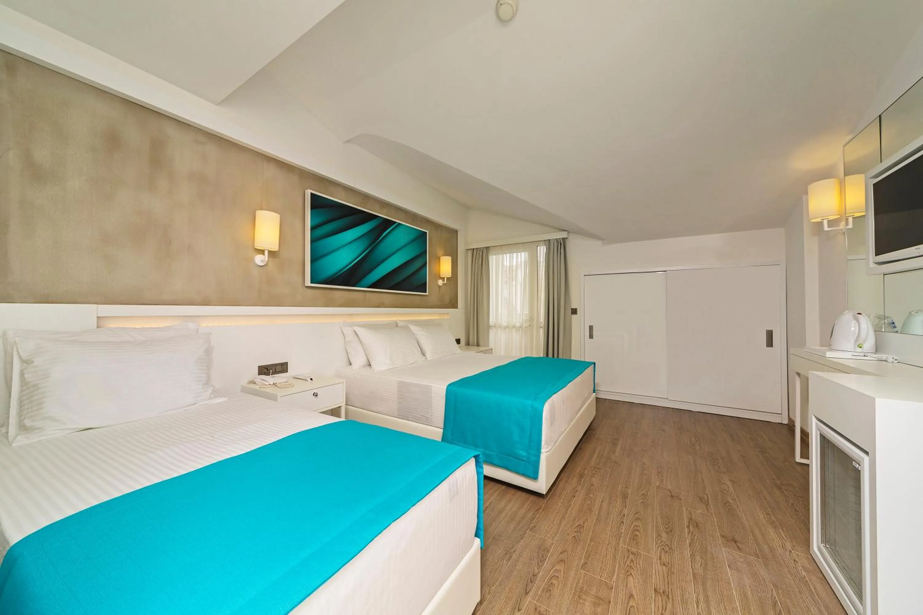 Property building, Bed in Poseidon Hotel - Adult Only