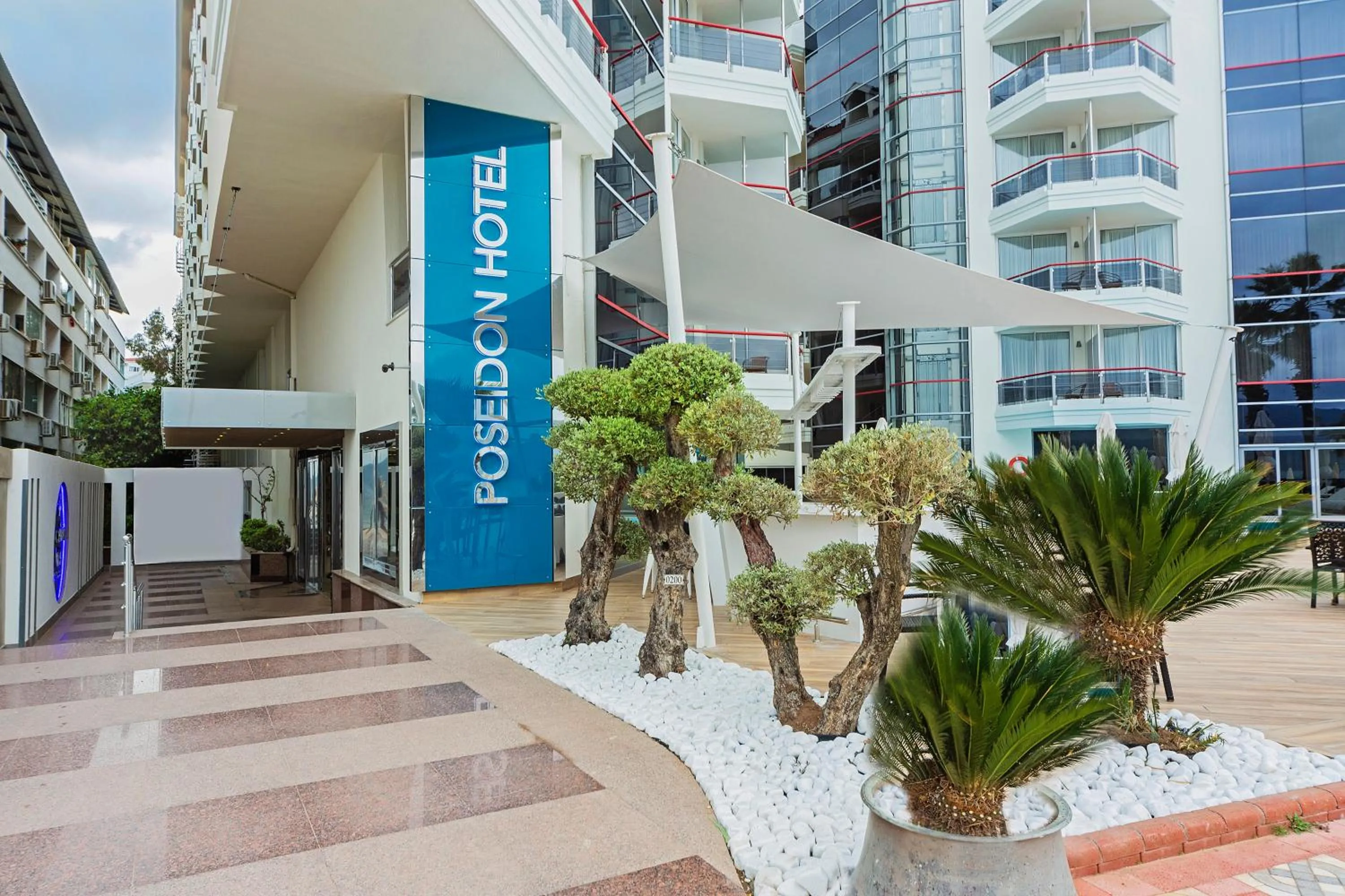 Facade/entrance in Poseidon Hotel - Adult Only