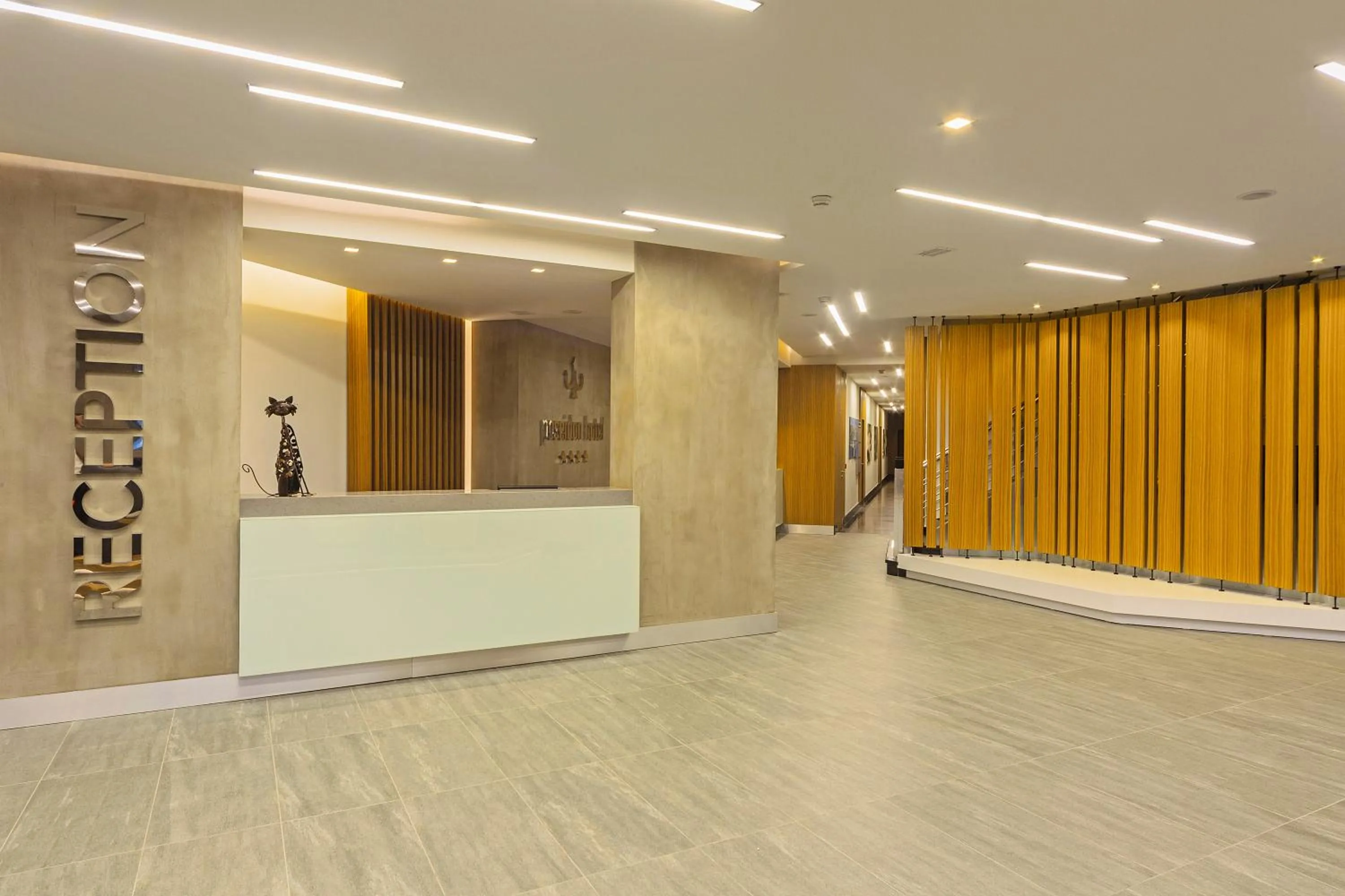 Lobby or reception in Poseidon Hotel - Adult Only