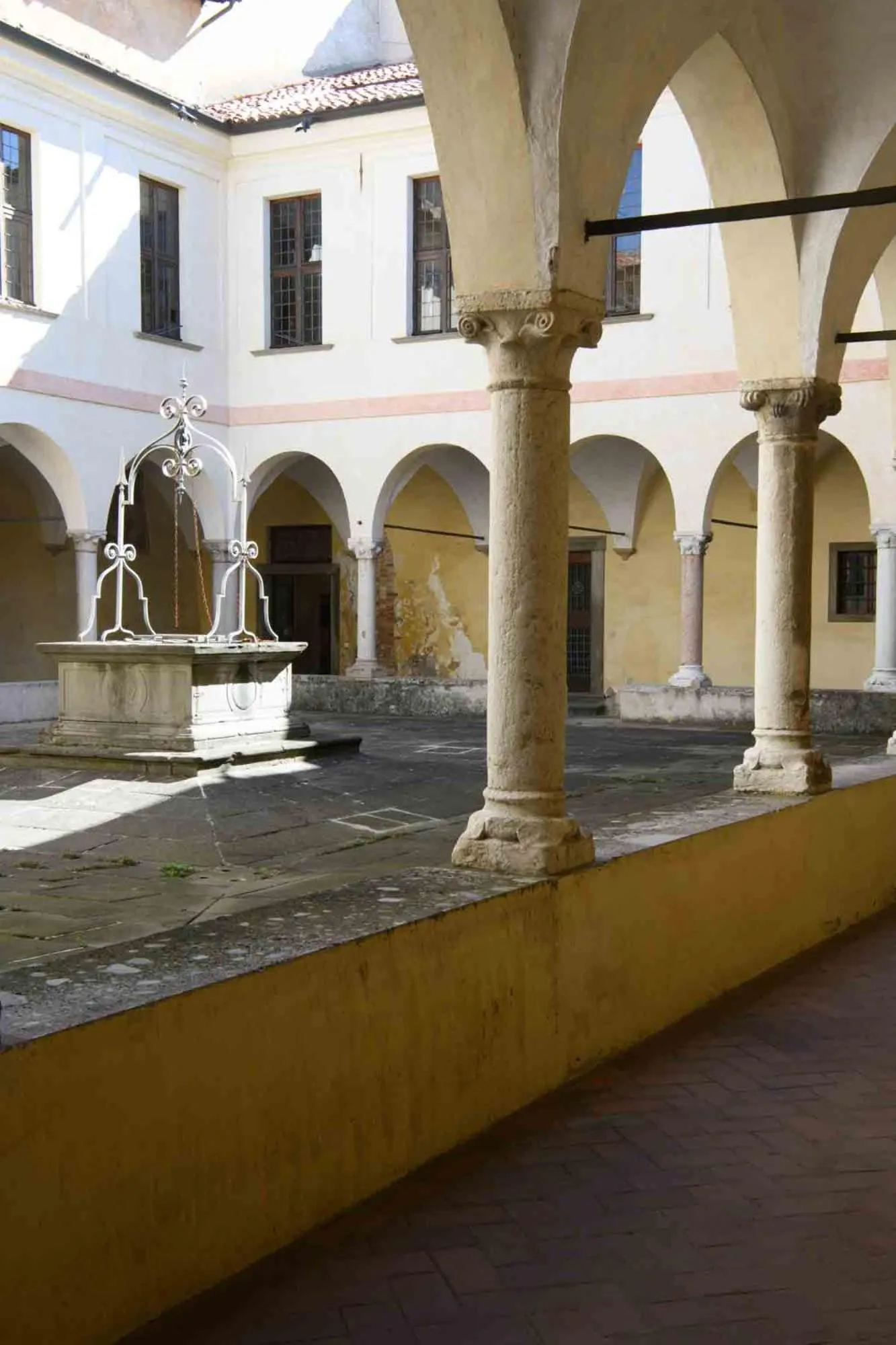 Inner courtyard view in Annunciata Soul Retreat