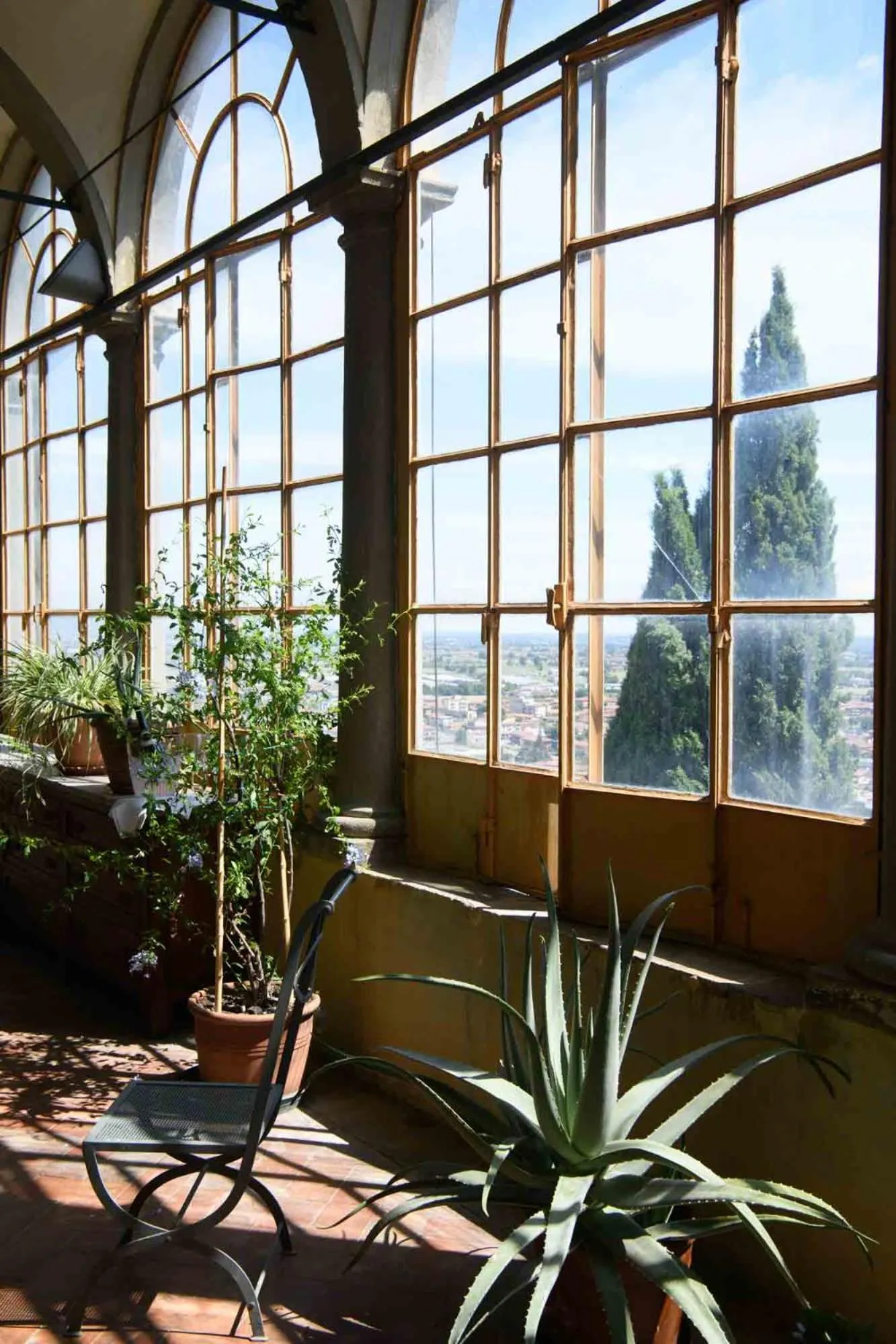 Inner courtyard view in Annunciata Soul Retreat