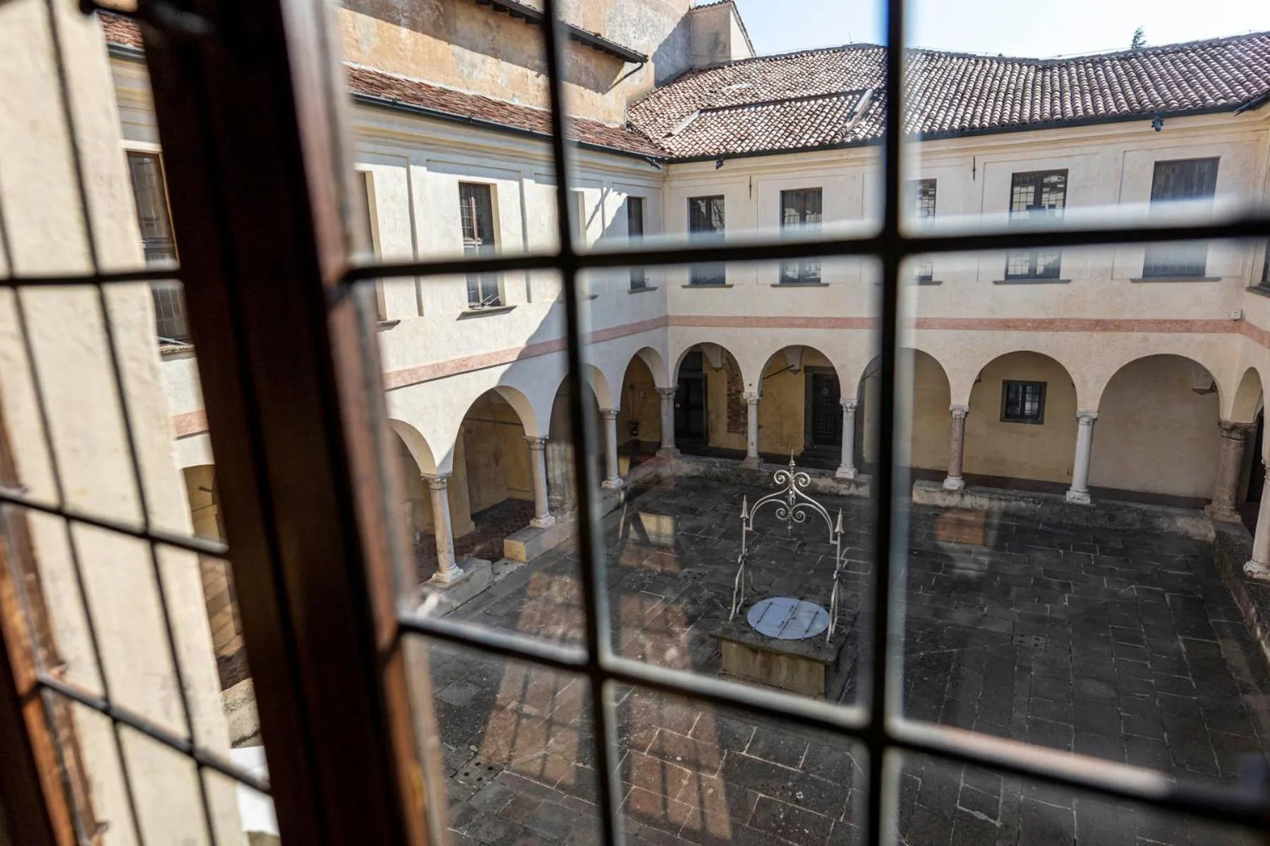 Inner courtyard view in Annunciata Soul Retreat