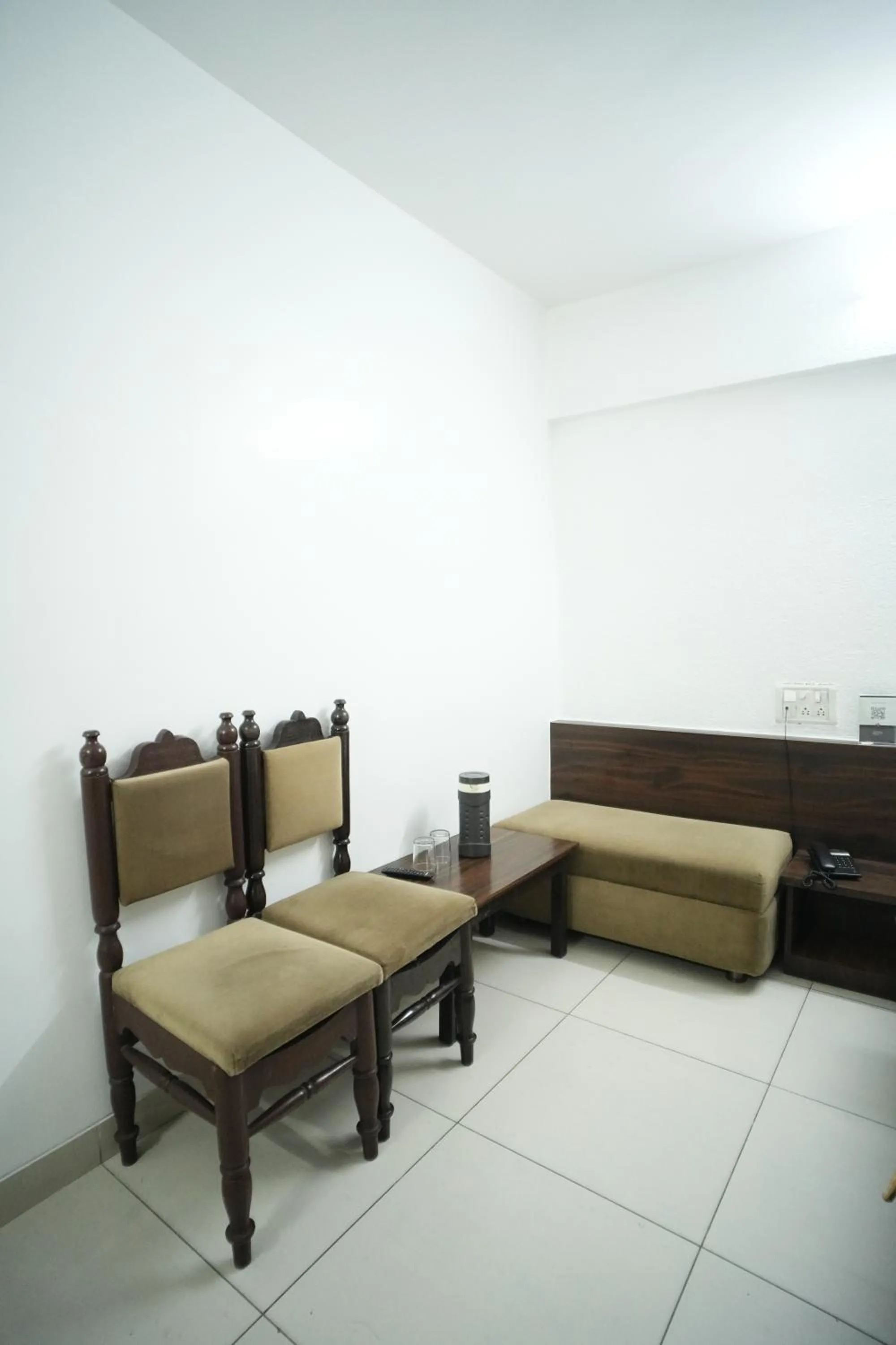 Seating area in Hotel Kartiki